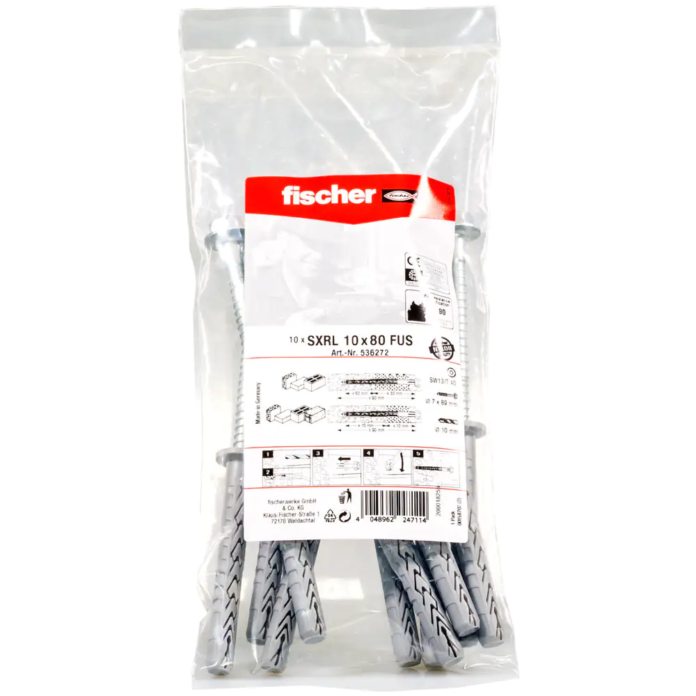 Fischer Langschaftdübel 10.0 x 80 mm - 10 Stück Fischer Langschaftdübel 10.0 x 80 mm - 10 Stück