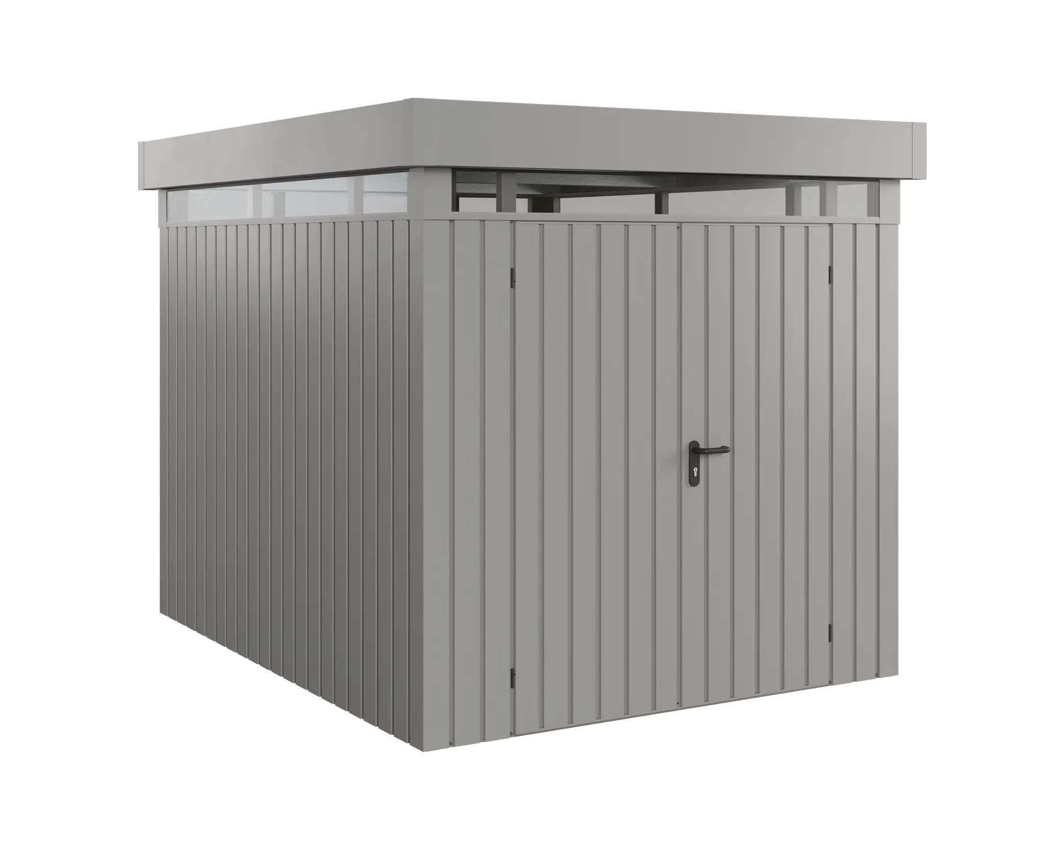 EcoStar Metallgerätehaus Euroline EFD6 LB graualuminium 214 x 262 cm 2-flg. EcoStar Metallgerätehaus Euroline EFD6 LB graualuminium 214 x 262 cm 2-flg.