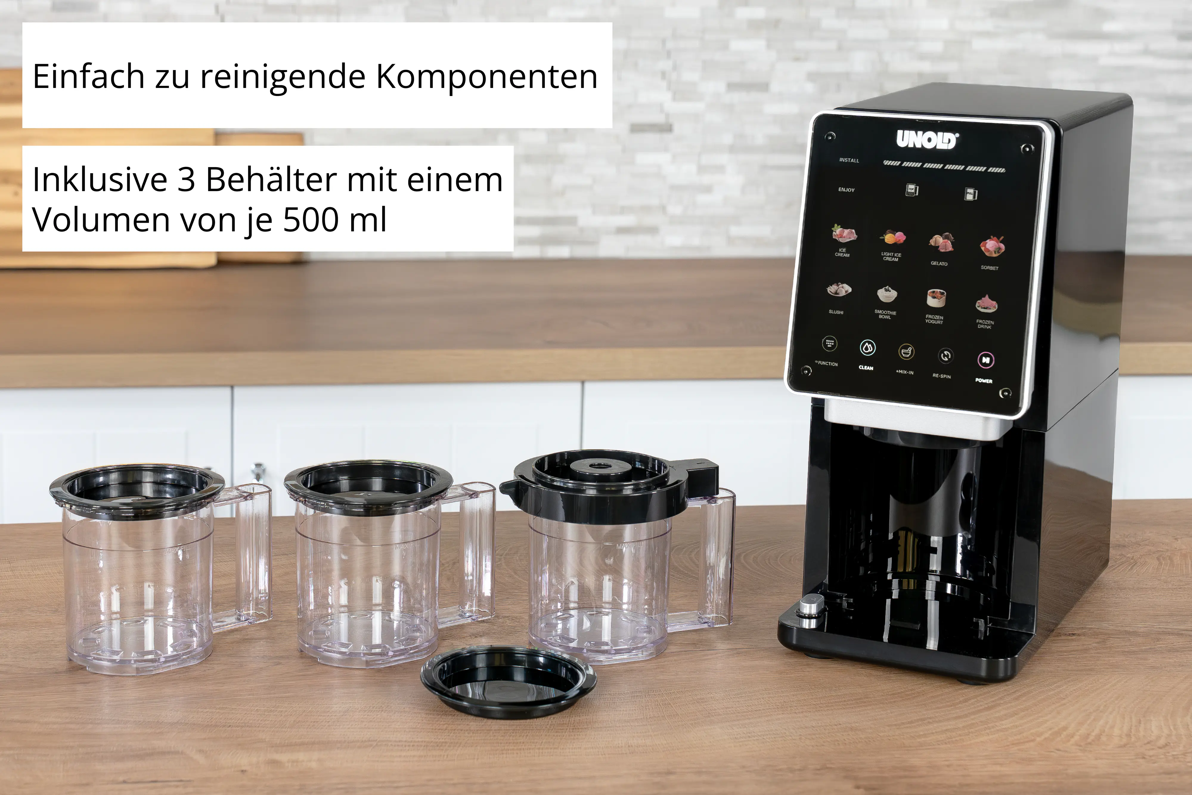 Unold Eismaschine Cream Dream 48805 0,5 l 800 W schwarz