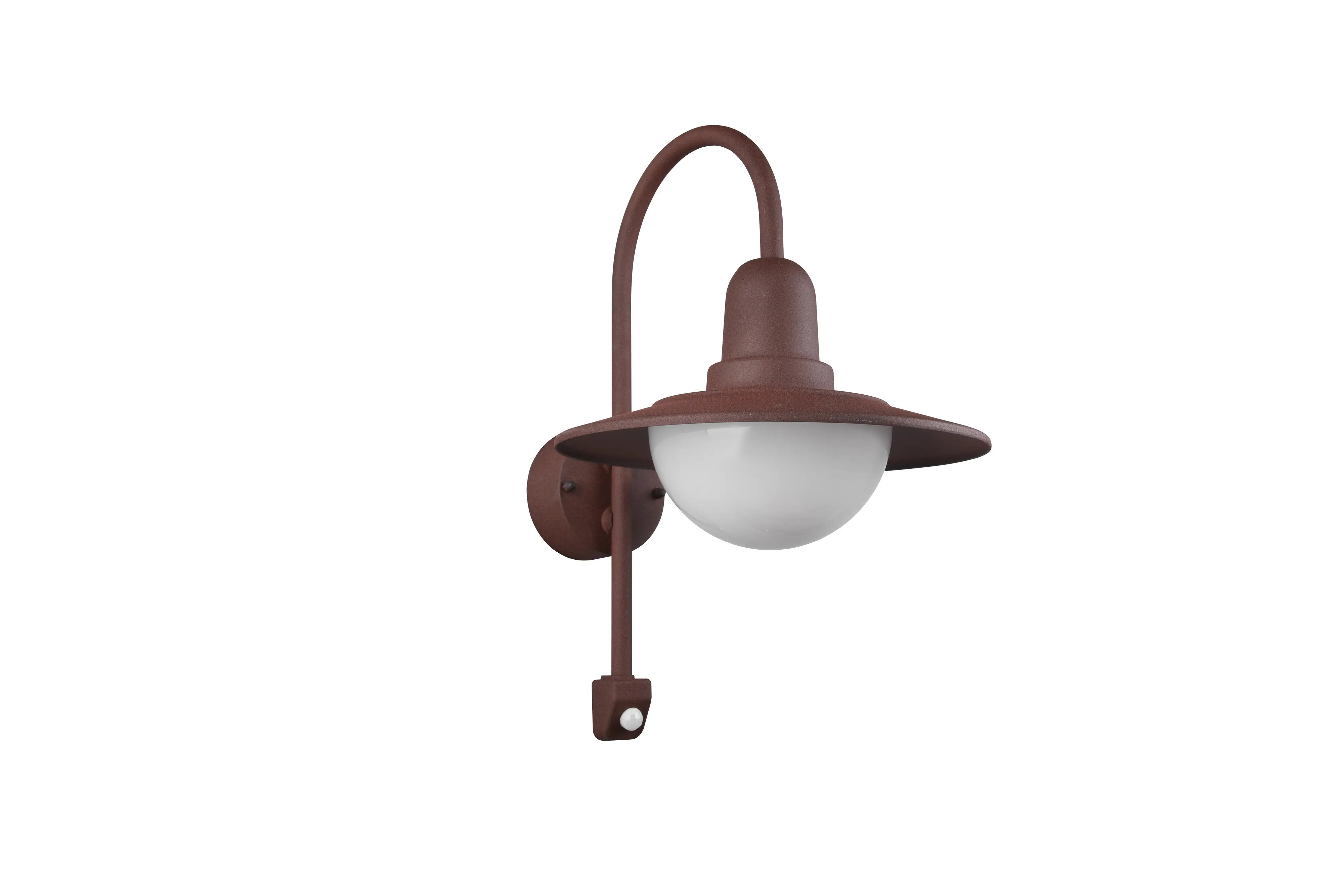 Trio Außen-Wandleuchte Norman rost mit Bewegungsmelder