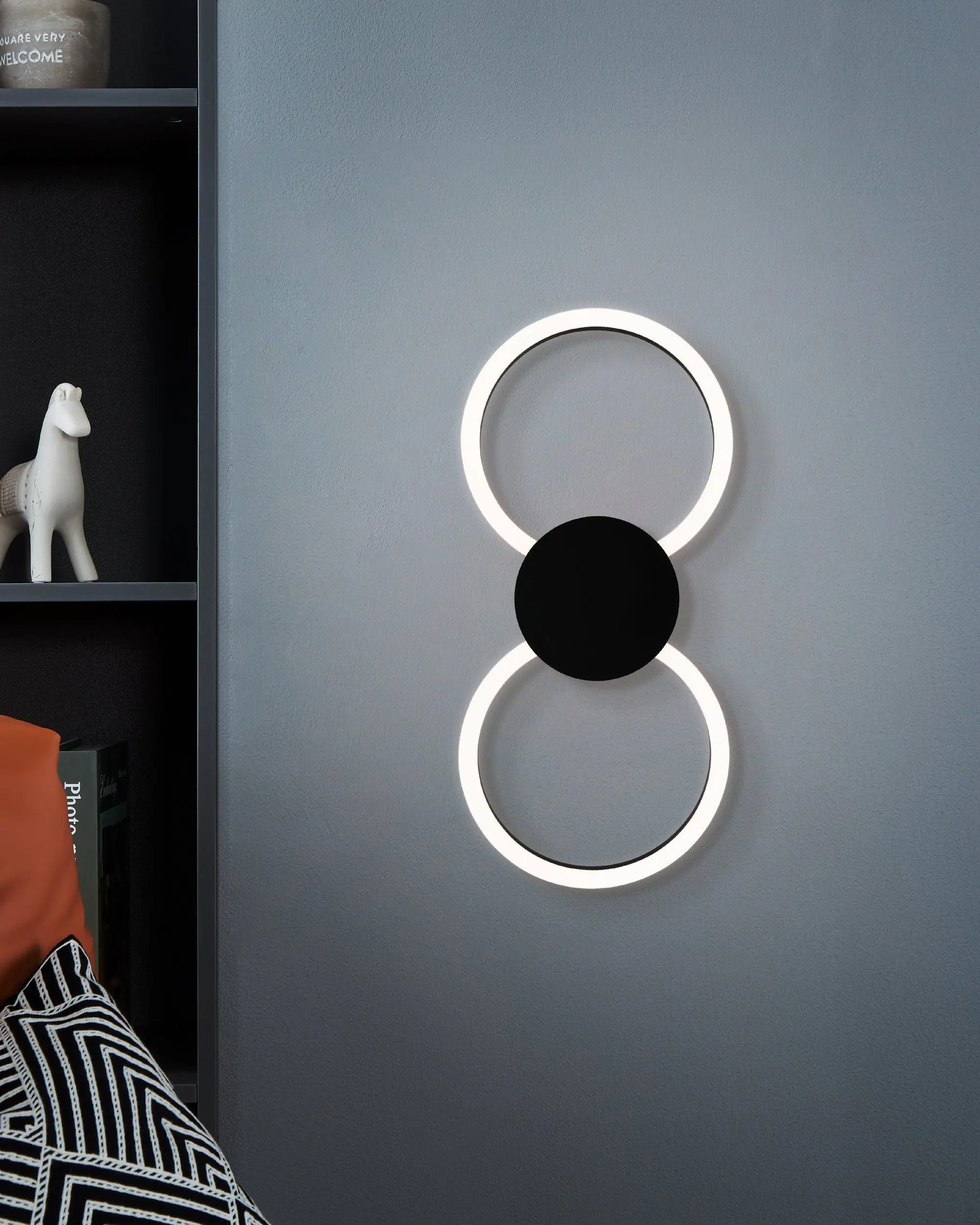 Eglo LED Wandleuchte Venticello schwarz 66 x 30 cm warmweiß-kaltweiß Eglo LED Wandleuchte Venticello schwarz 66 x 30 cm warmweiß-kaltweiß