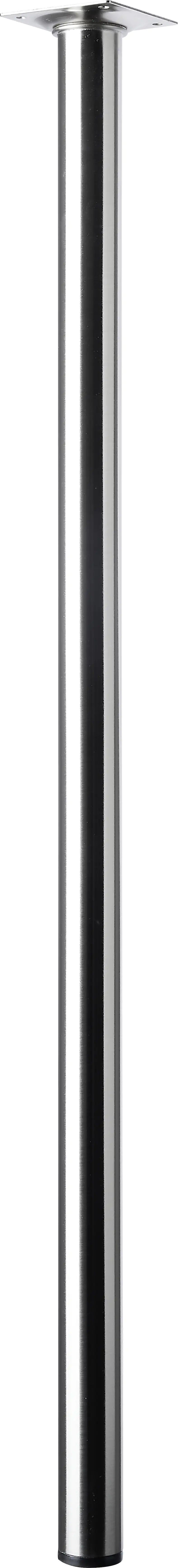 Hettich Tischbein 3,0 x 70 cm Edelstahl-Optik - 1 Stück