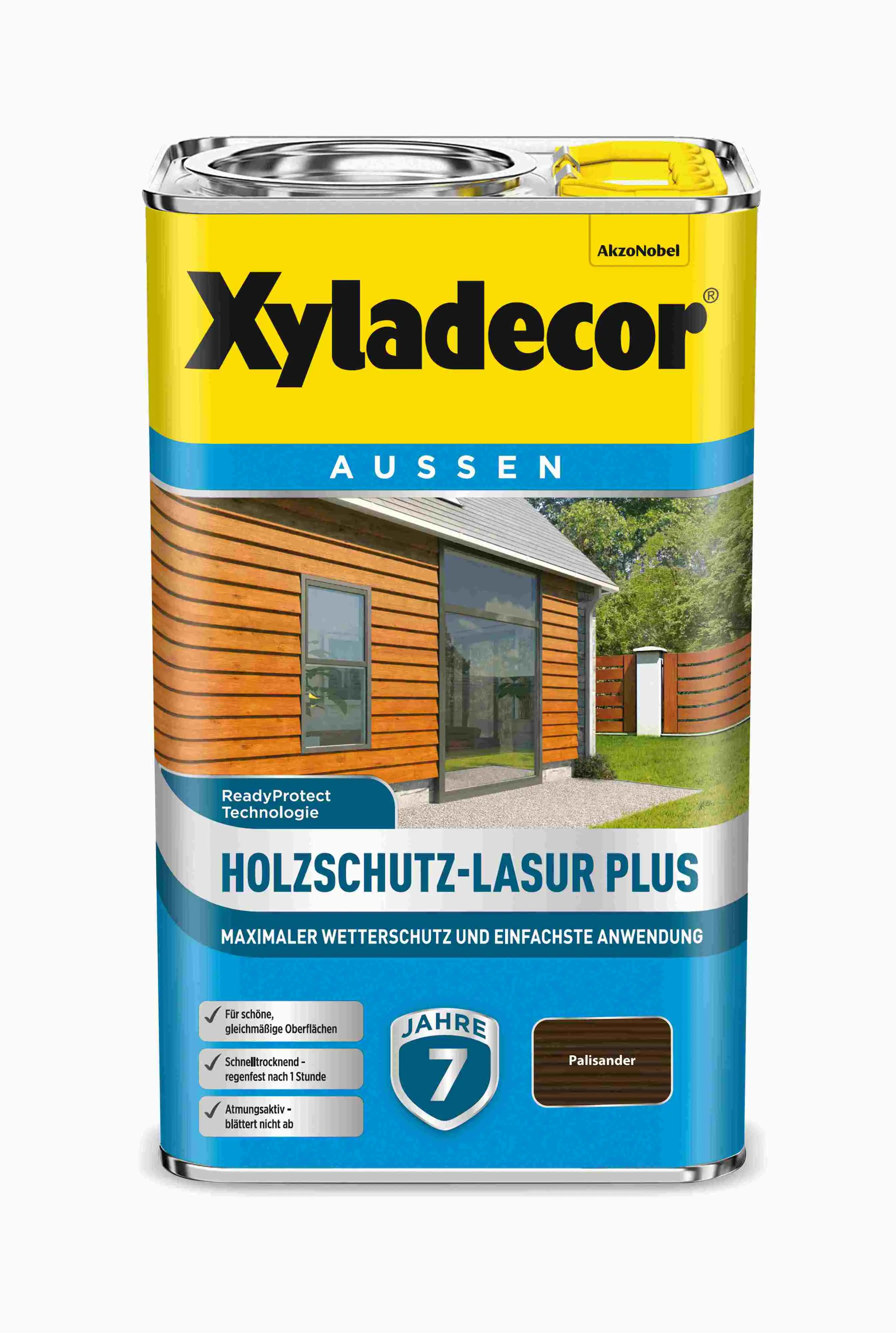 Xyladecor Holzschutz-Lasur 2,5 L palisander Plus Xyladecor Holzschutz-Lasur 2,5 L palisander Plus