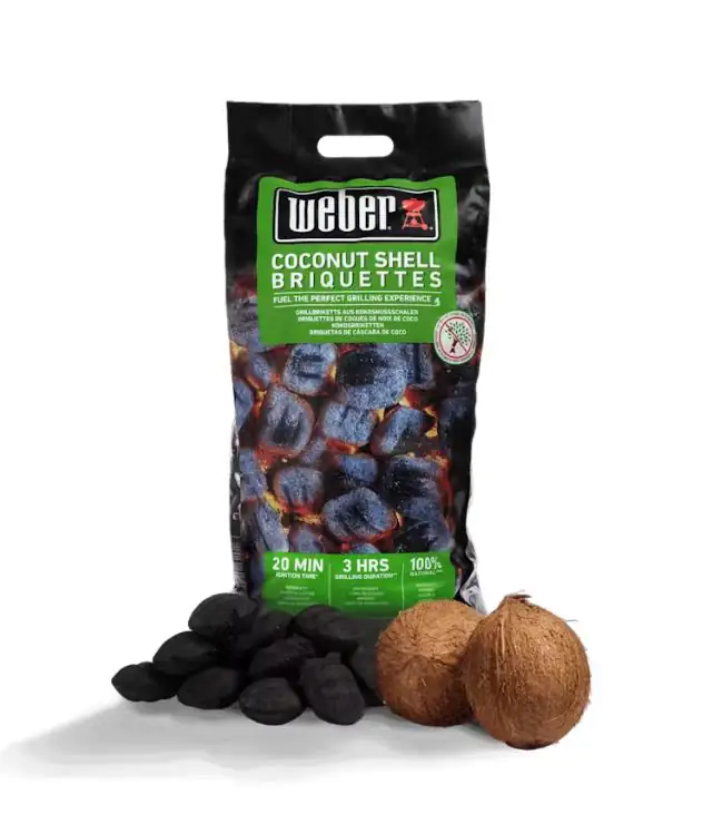 Weber Kokosnuss Briketts - 8 kg Weber Kokosnuss Briketts - 8 kg