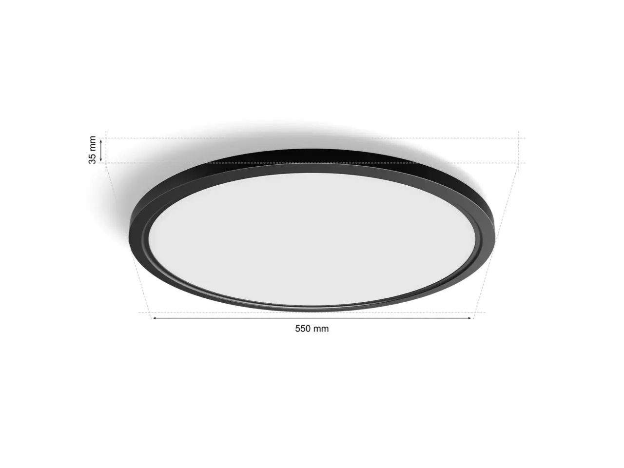 Philips Hue LED Deckenleuchte Tento + Bridge rund schwarz 55 x 55 cm RGB  Philips Hue LED Deckenleuchte Tento + Bridge rund schwarz 55 x 55 cm RGB