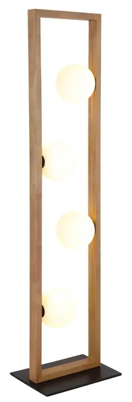 Globo Stehleuchte Nanda 110 cm schwarz matt