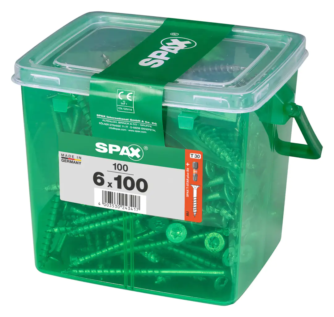 Spax Universalschrauben 6.0 x 100 mm TX 20 - 100 Stk.