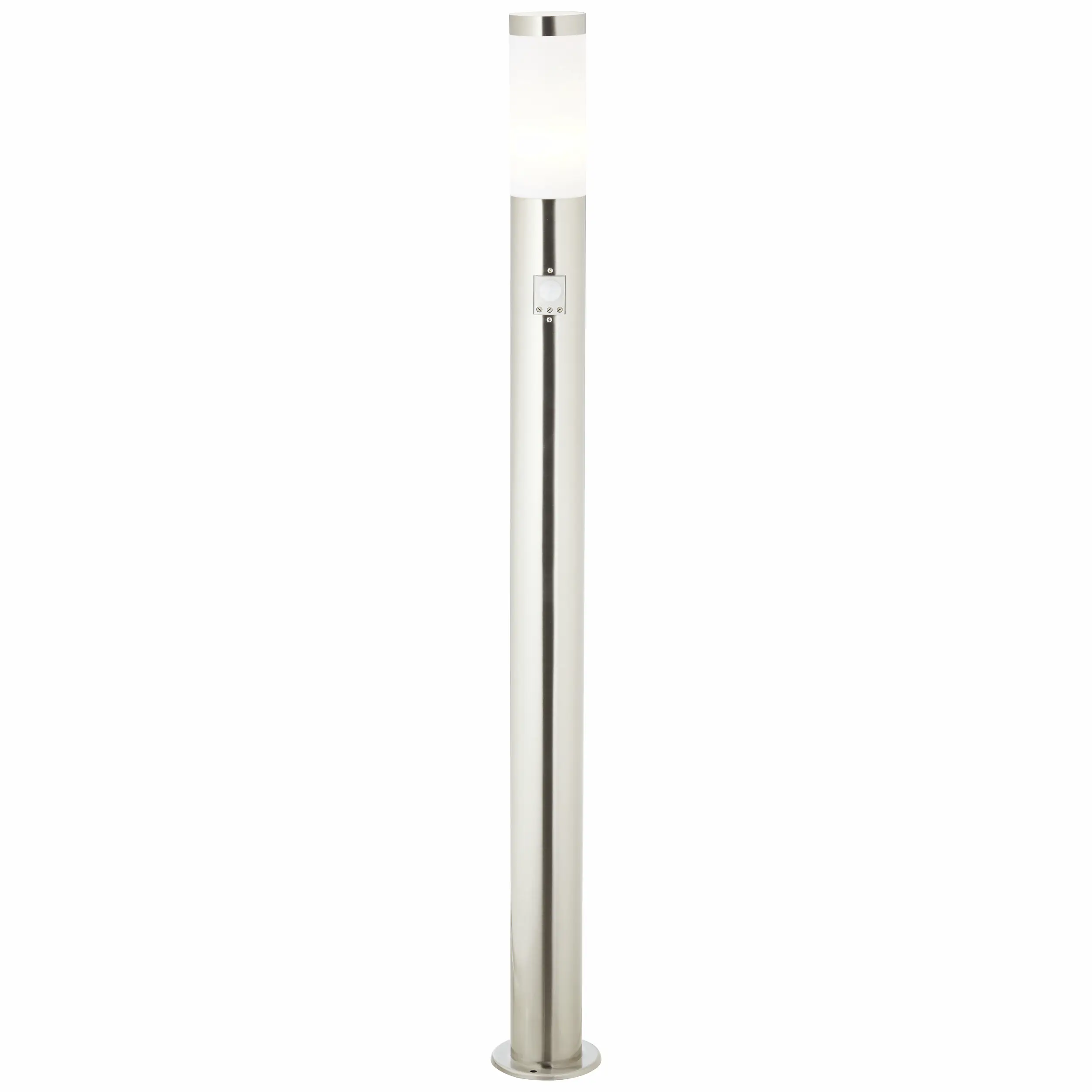 Brilliant Außen-Standleuchte Chorus edelstahl 80 cm mit Bewegungsmelder E27 Brilliant Außen-Standleuchte Chorus edelstahl 80 cm mit Bewegungsmelder E27