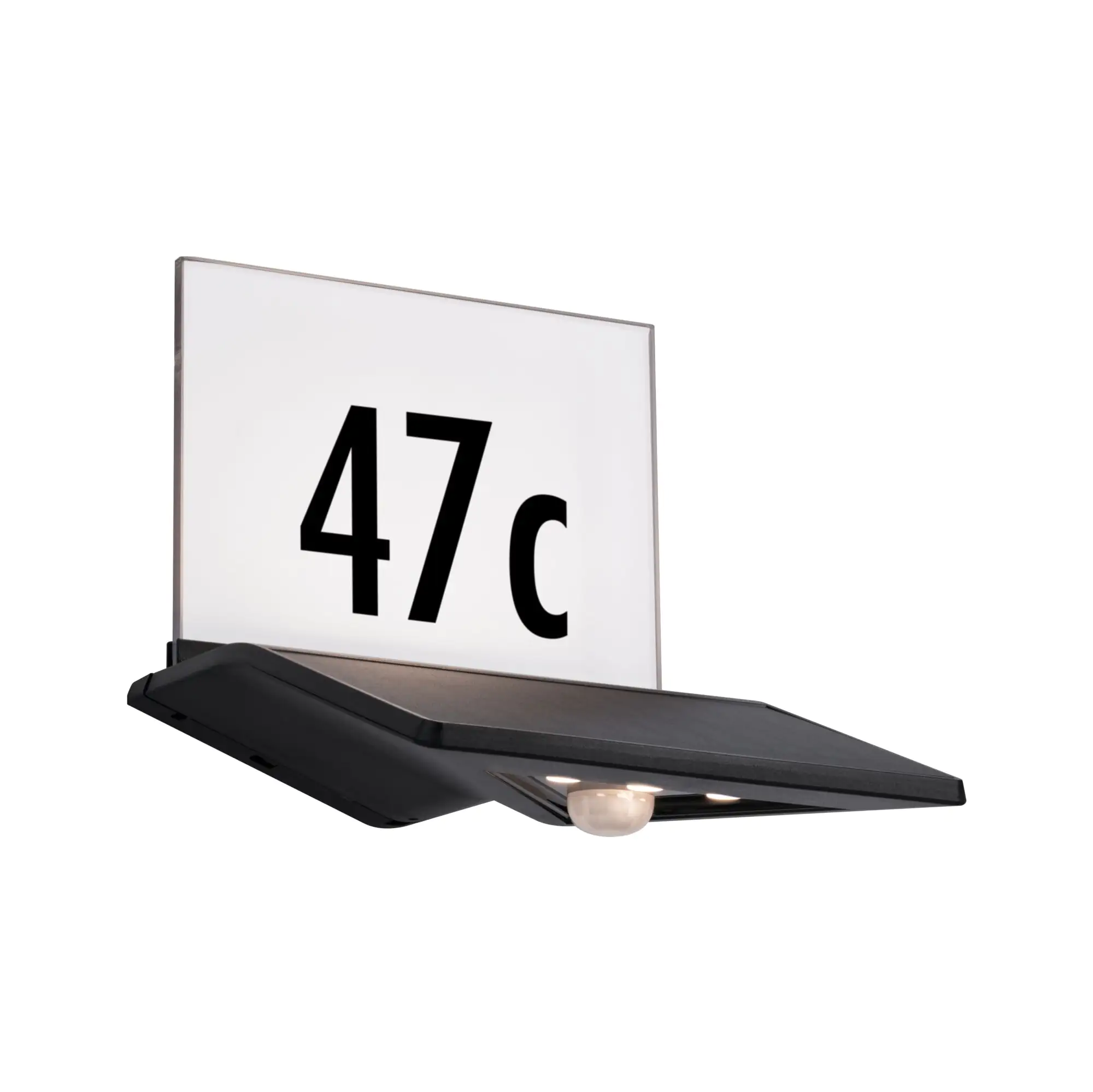 Paulmann LED Solar-Hausnummernleuchte Yoko anthrazit warmweiß