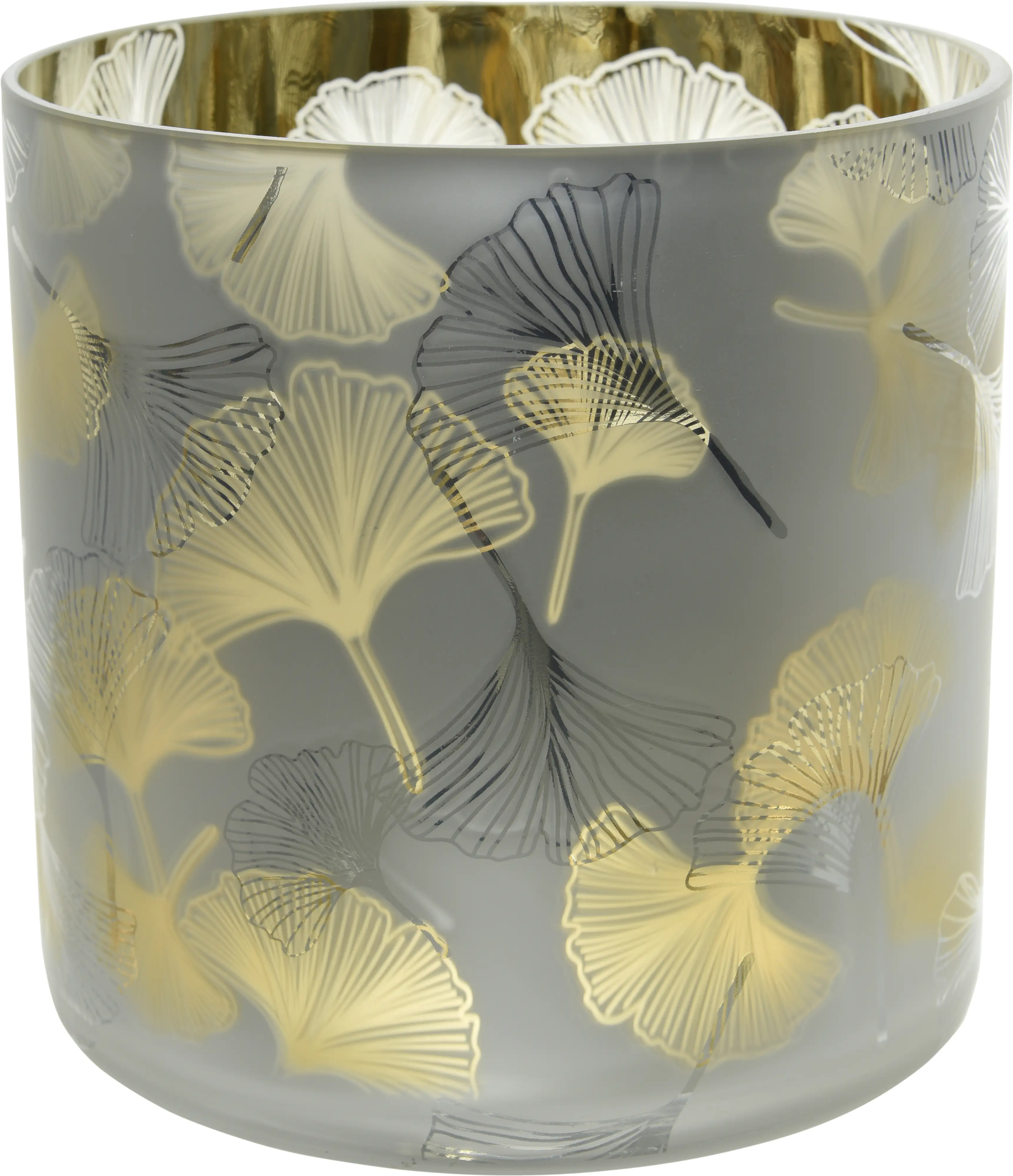 Kaemingk Windlicht Glas gold Ø 20 cm Kaemingk Windlicht Glas gold Ø 20 cm