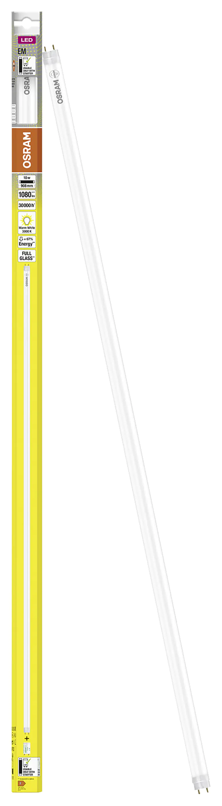 Osram LED Röhre T8 90 cm G13 10 W warmweiß Osram LED Röhre T8 90 cm G13 10 W warmweiß