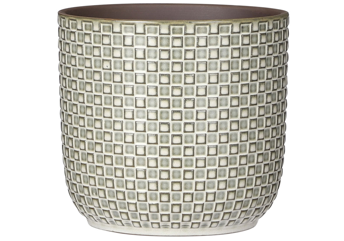 Mica Übertopf Daan Ø 16 x 17 cm weiß