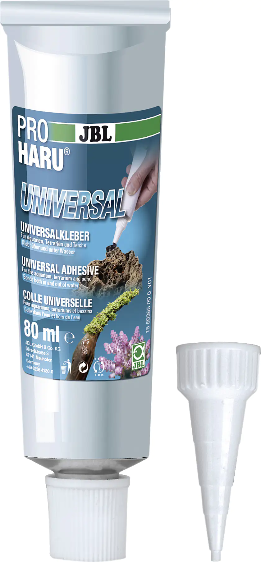 JBL ProHaru Universal 80ml Universalkleber für Aquarien, Terrarien & Teiche