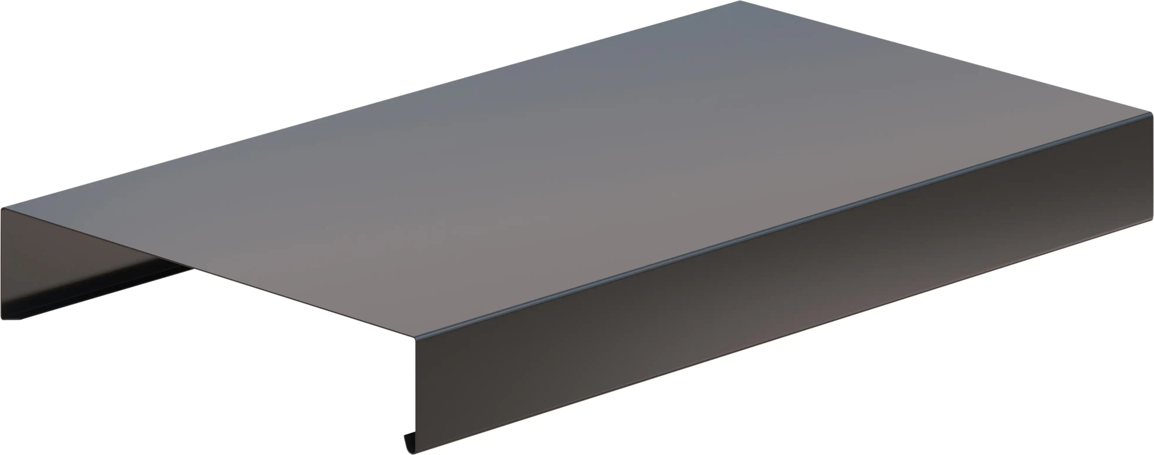 Sarei Mauerabdeckung Alu-anthrazit 0,8 m