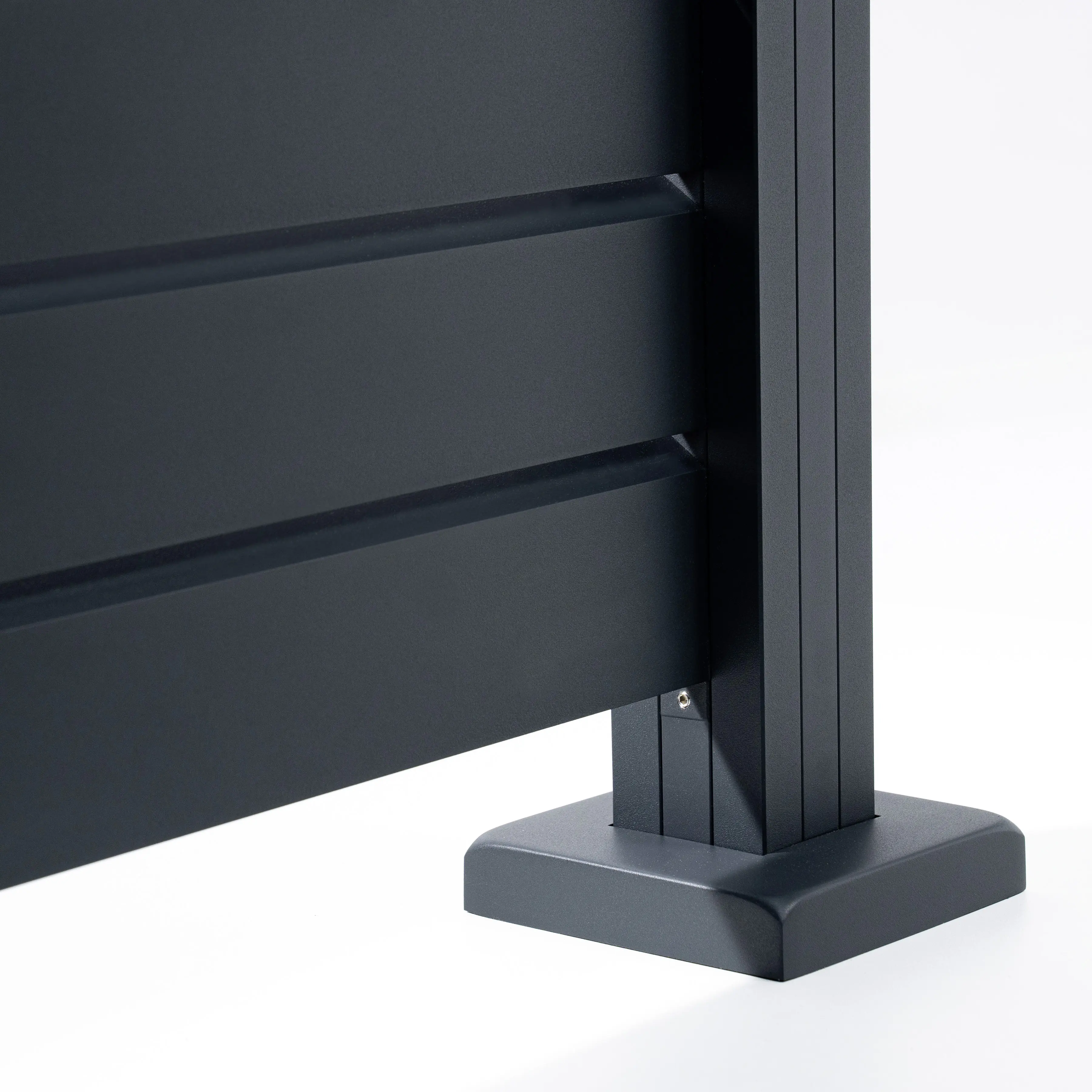 Ambiente Alu-Zaun Erweiterungsset Rhombus MINI 187 x 184,2 cm anthrazit 