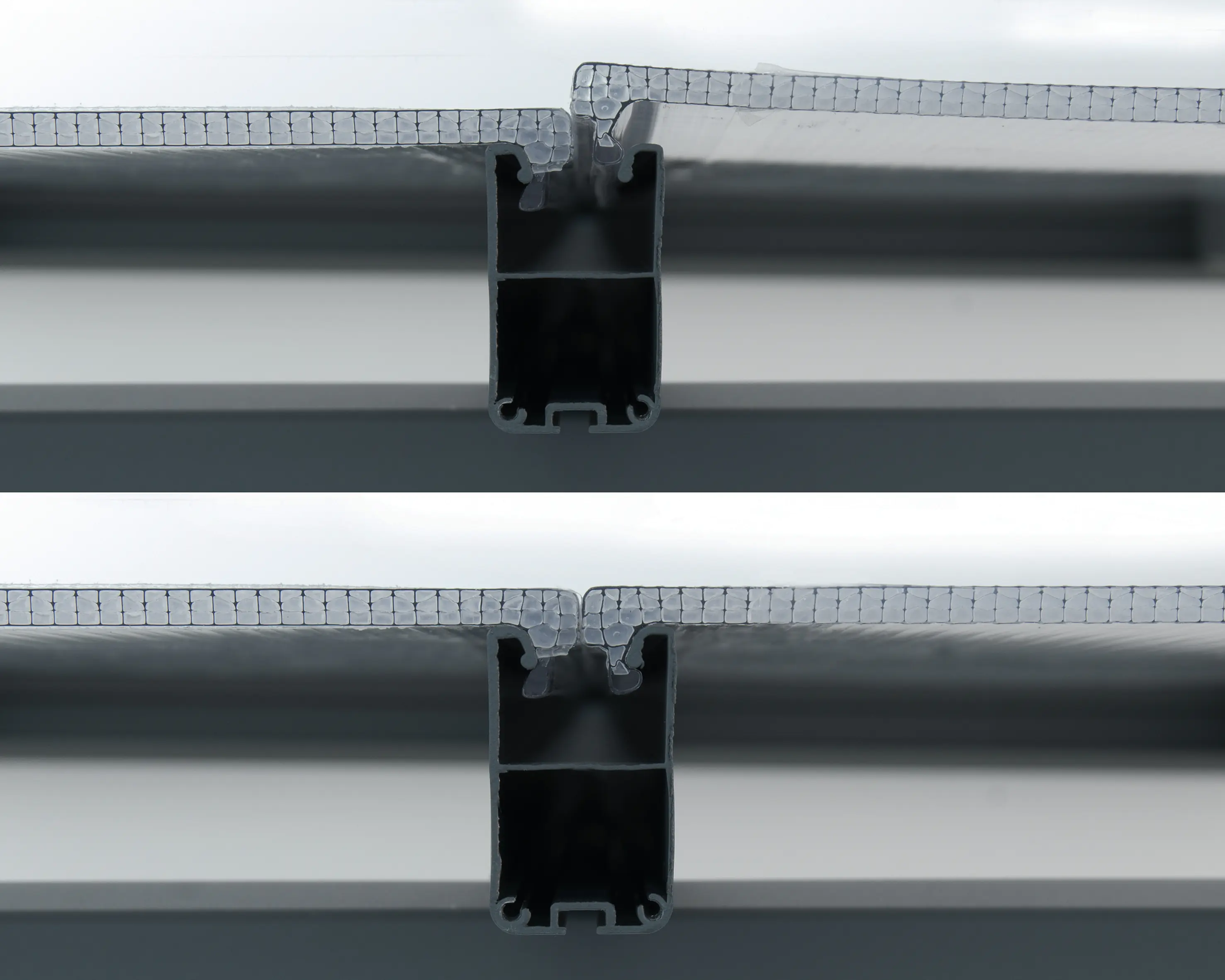 Canopia Terrassendach 1220 x 300 cm grau