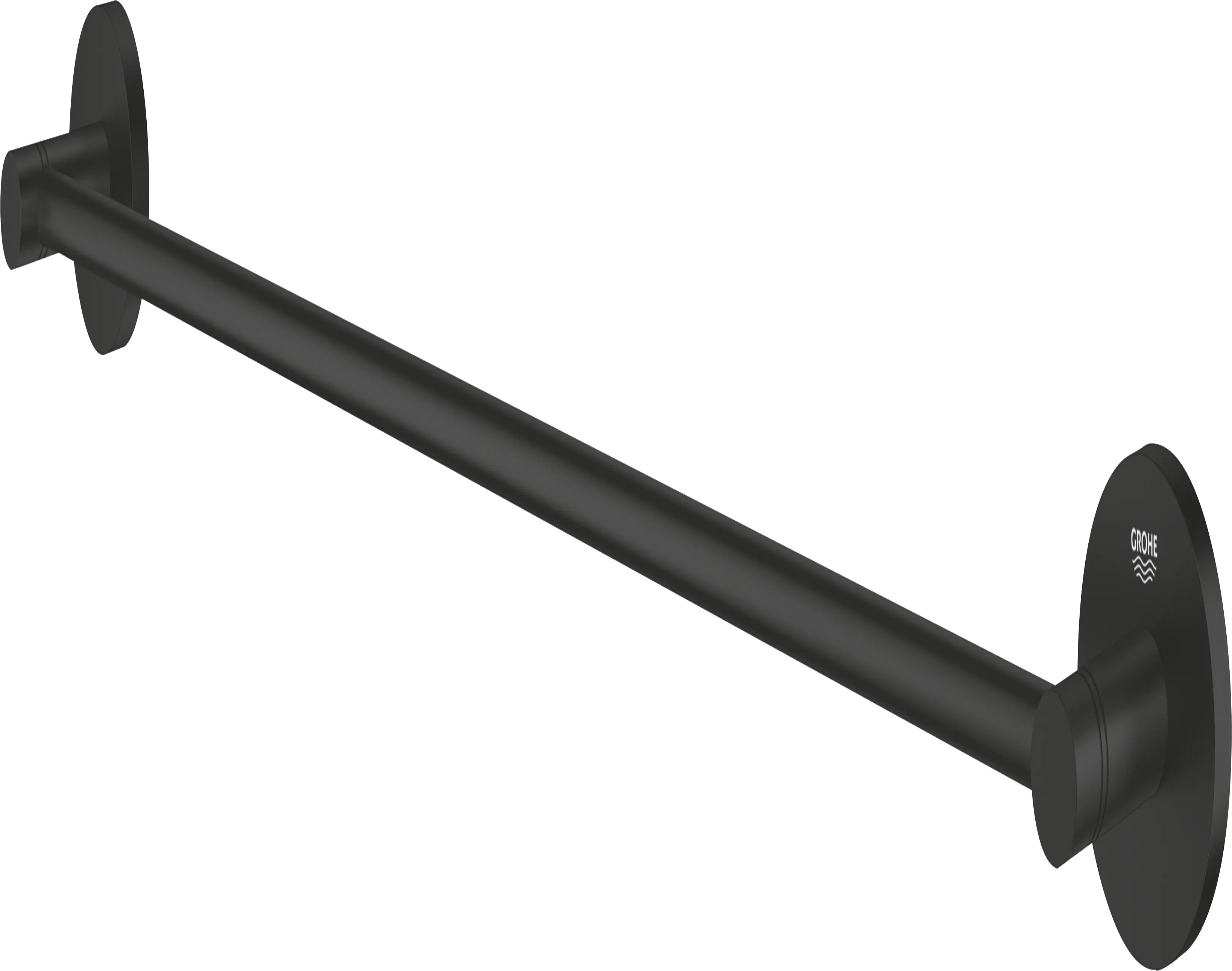 Grohe Start Badetuchhalter matt black klebbar
