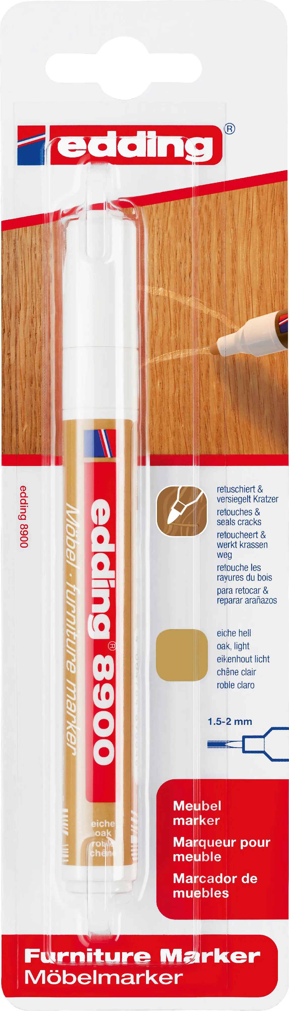 Edding 8900 Möbelmarker eiche hell Edding 8900 Möbelmarker eiche hell
