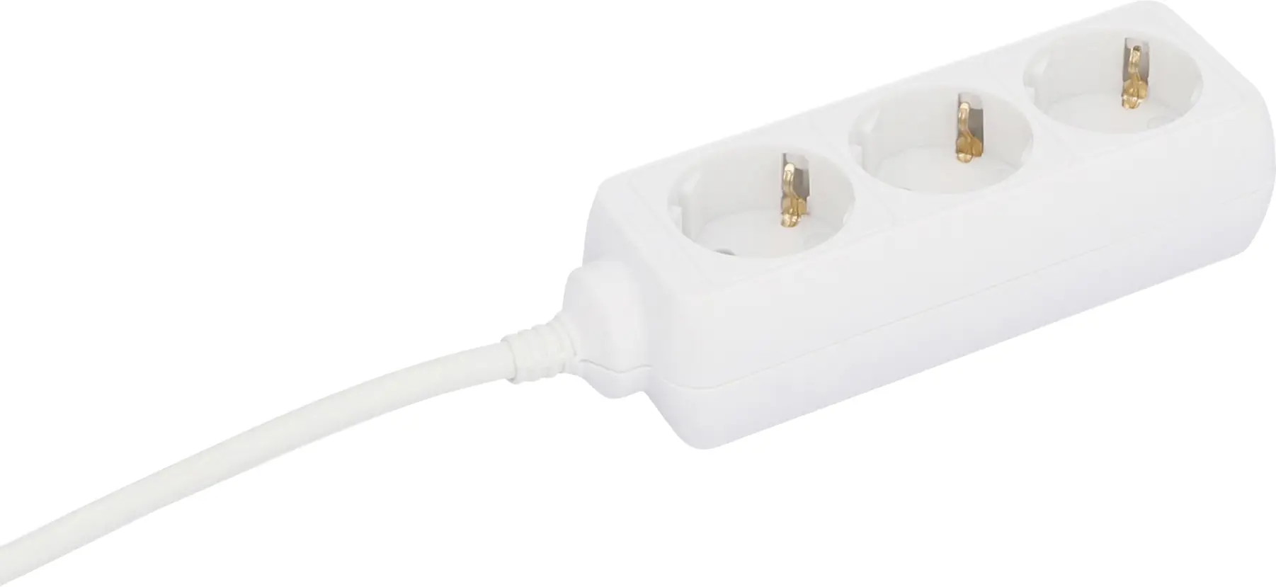 Unitec Steckdosenleiste 3-fach 1,4m mit Berührungsschutz, weiß Unitec Steckdosenleiste 3-fach 1,4m mit Berührungsschutz, weiß