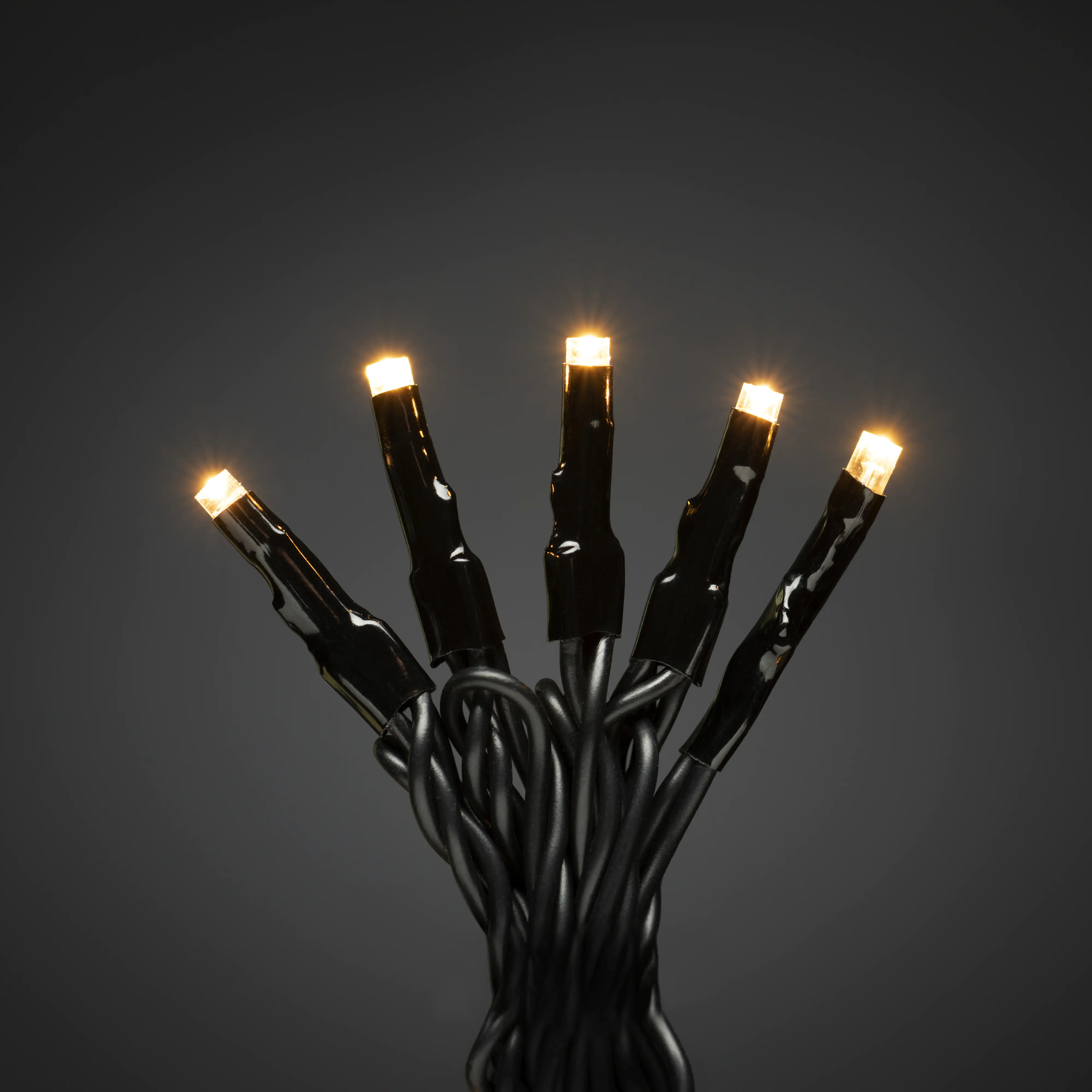 Konstsmide LED Solar Lichterkette 200 bernsteinfarbene Dioden