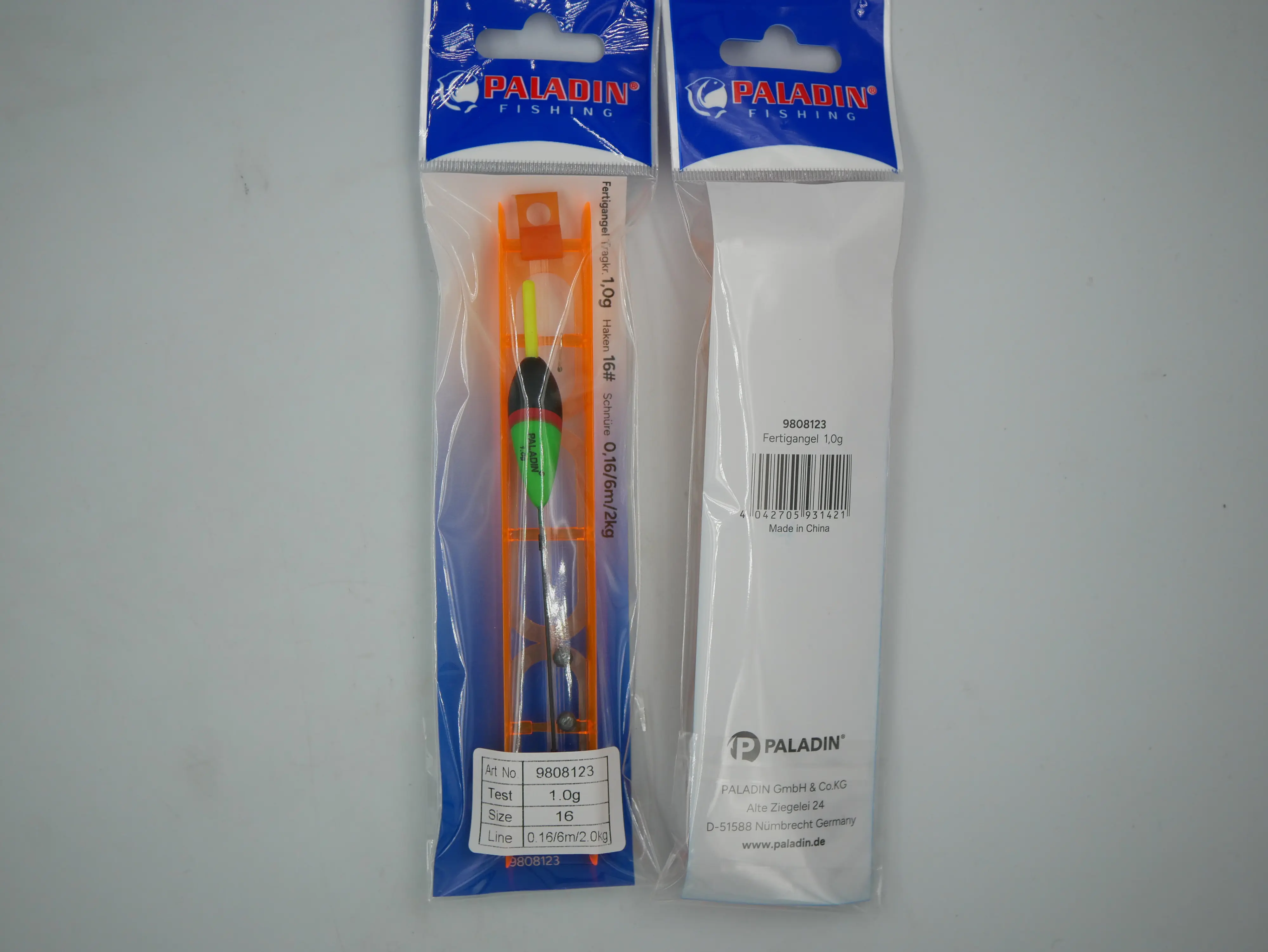 Paladin Fertigangel 1,0g 1,0g/0,16 Durchmesser/6m Länge/Hakengröße 16