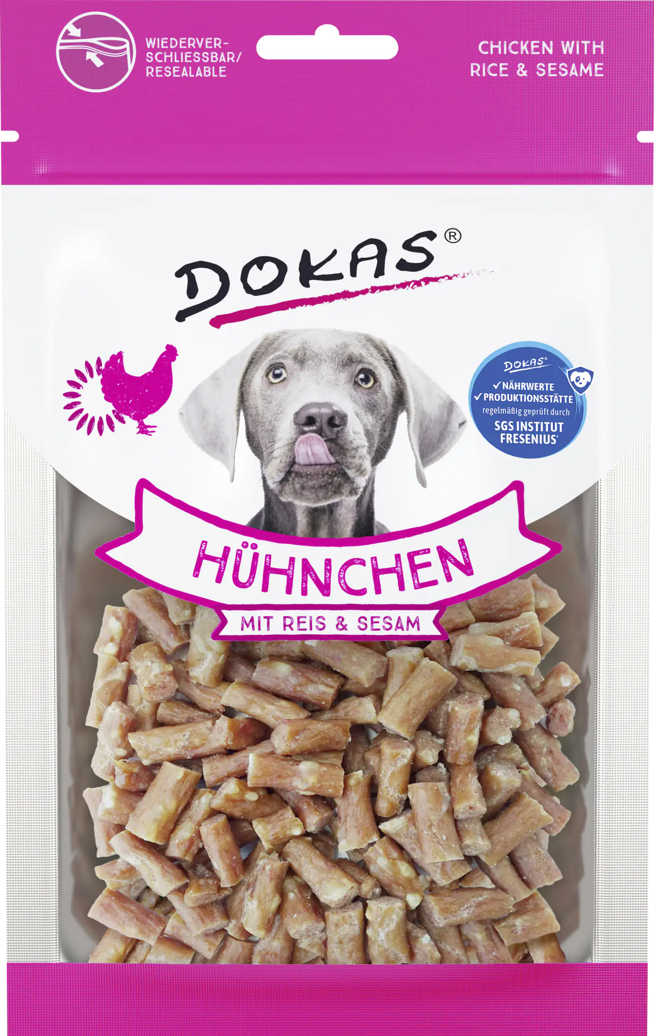 Dokas Hühnchen mit Reis & Sesam 70 g