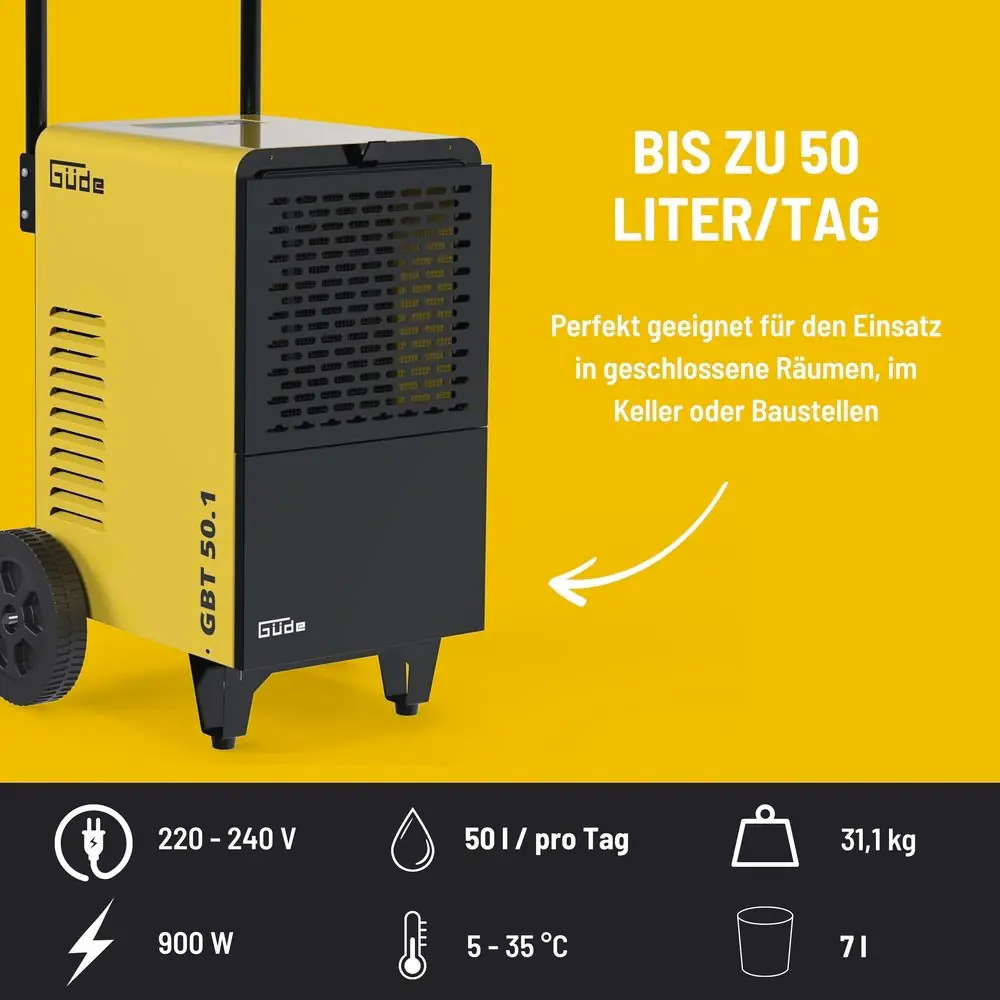 Güde Bautrockner GBT 50.1 220-240 V 900 W