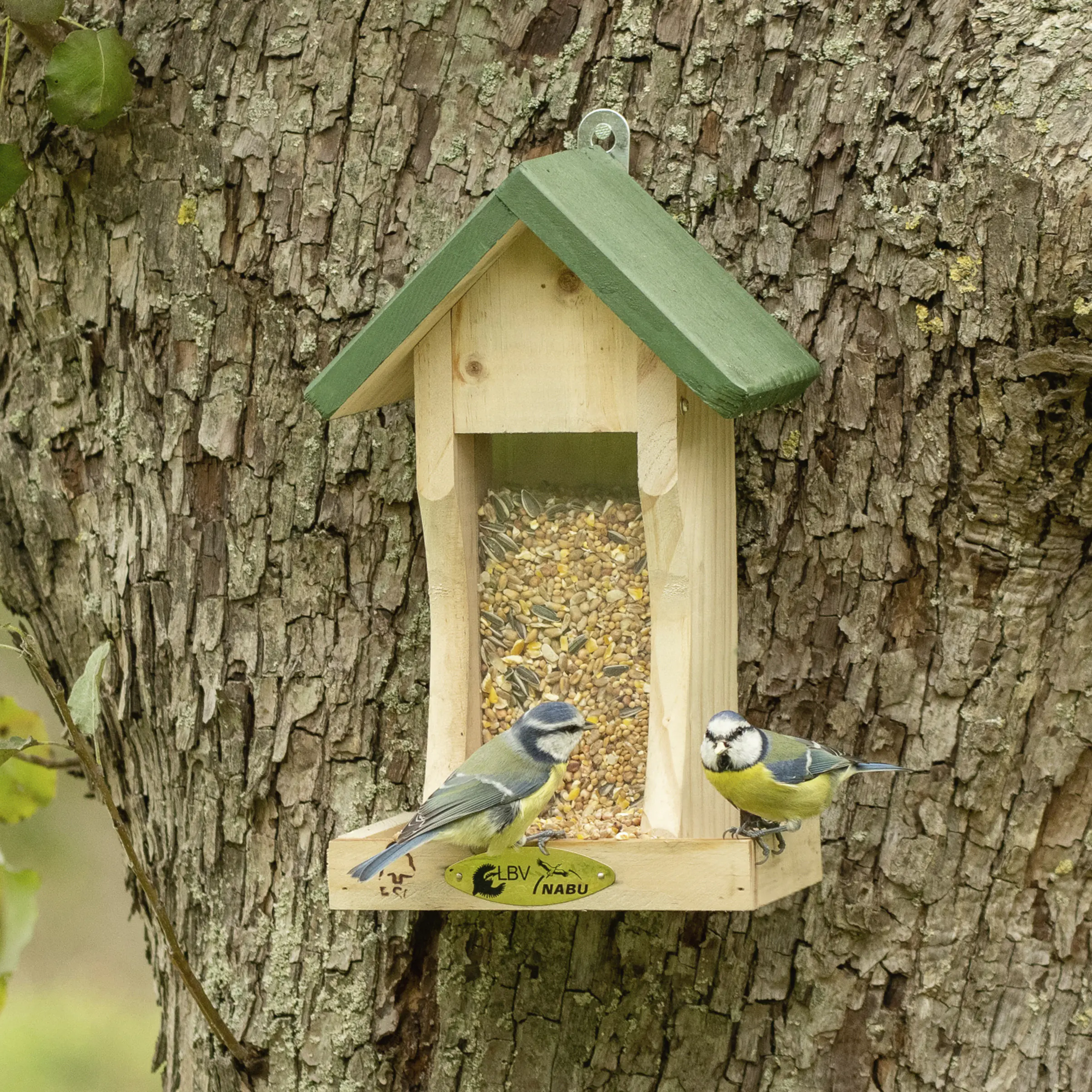 CJ Wildlife Wandfutterhaus Tennessee natur/grün LxBxH: 19,5x14x36,5 cm