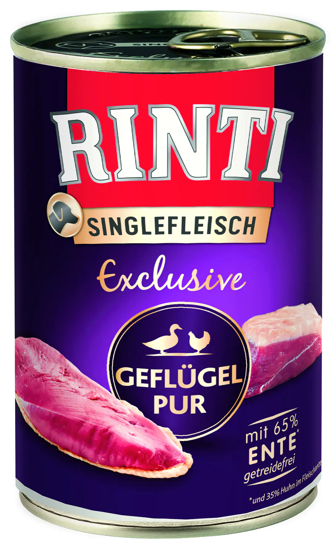 Rinti Singlefleisch Hundenassfutter Adult 400 g Geflügel Rinti Singlefleisch Hundenassfutter Adult 400 g Geflügel