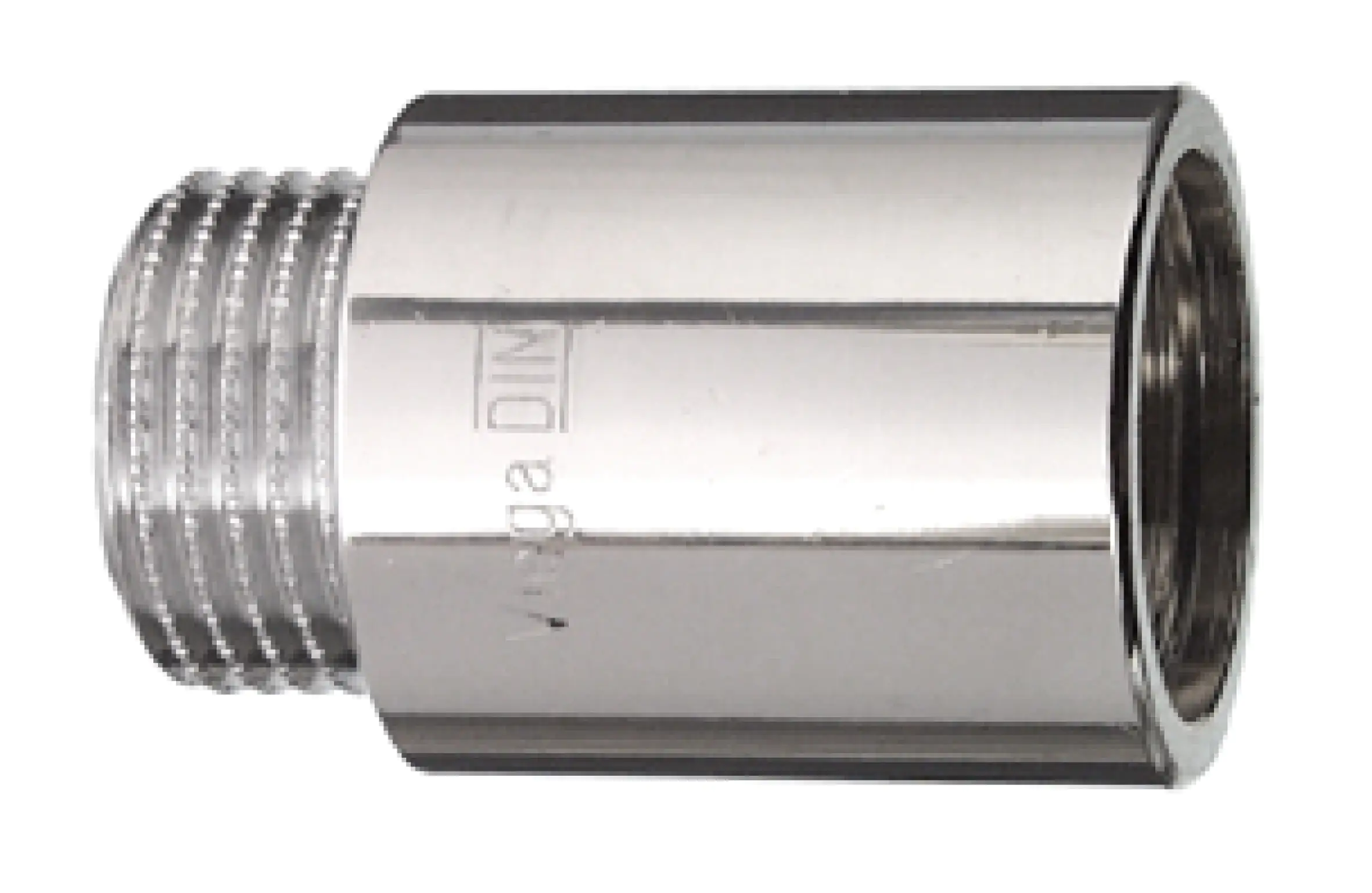 Cornat Hahnverlängerung Messing verchromt, 1/2" IG-AG, 15 mm