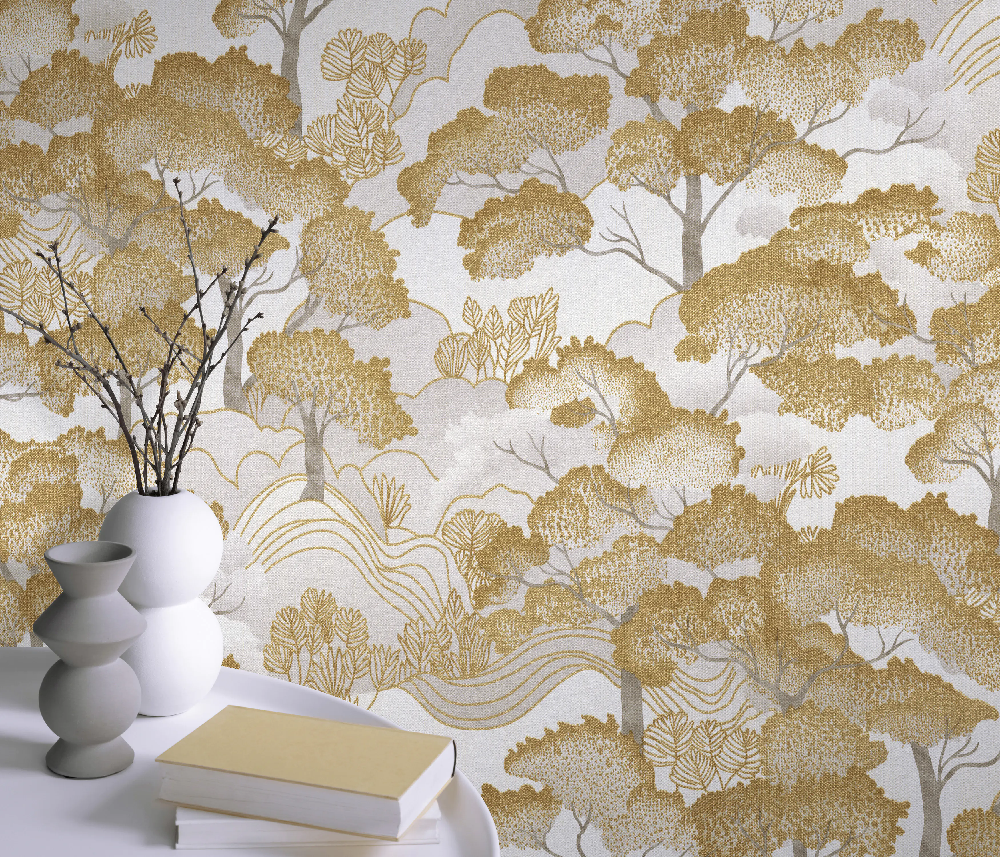 Erismann Vliestapete Natur gold 10,05 x 0,53 m Erismann Vliestapete Natur gold 10,05 x 0,53 m