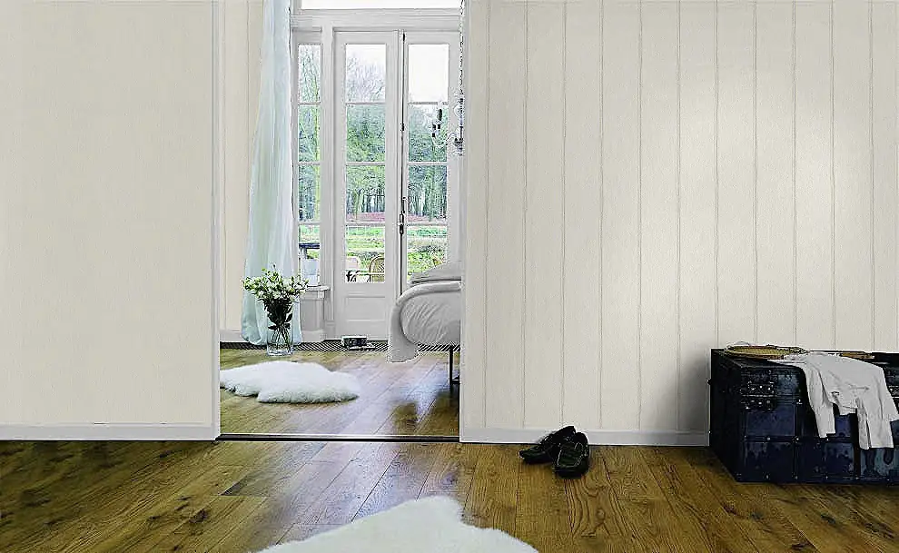 Rasch Vliestapete 573312 Amelie uni creme 10,05 x 0,53 m