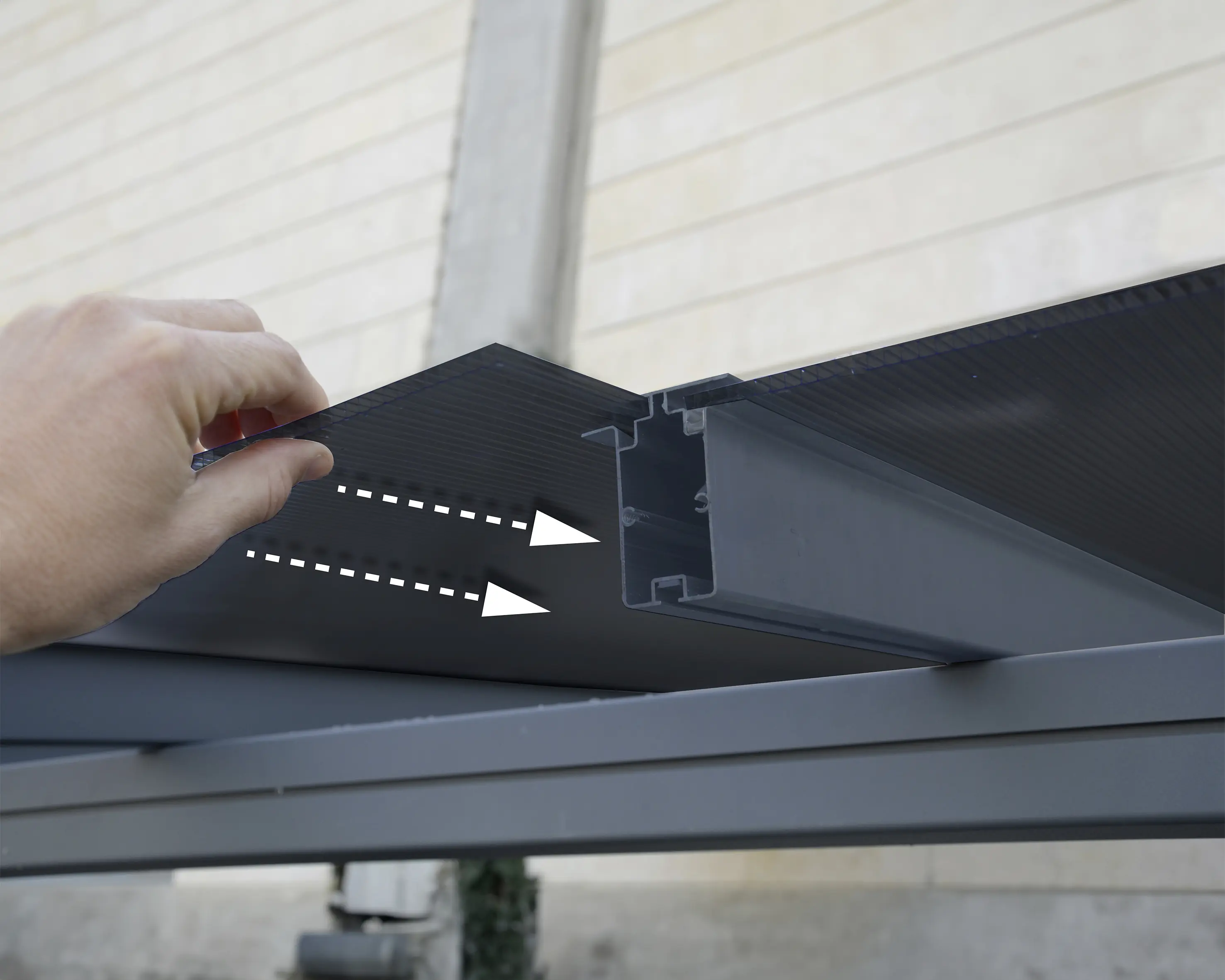 Canopia Carport Verona 5000 Grau Alu 504 x 299 cm Canopia Carport Verona 5000 Grau Alu 504 x 299 cm