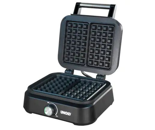 Unold Waffelautomat Brüssel 1500 Watt, für 17x10 cm Waffeln Unold Waffelautomat Brüssel 1500 Watt, für 17x10 cm Waffeln