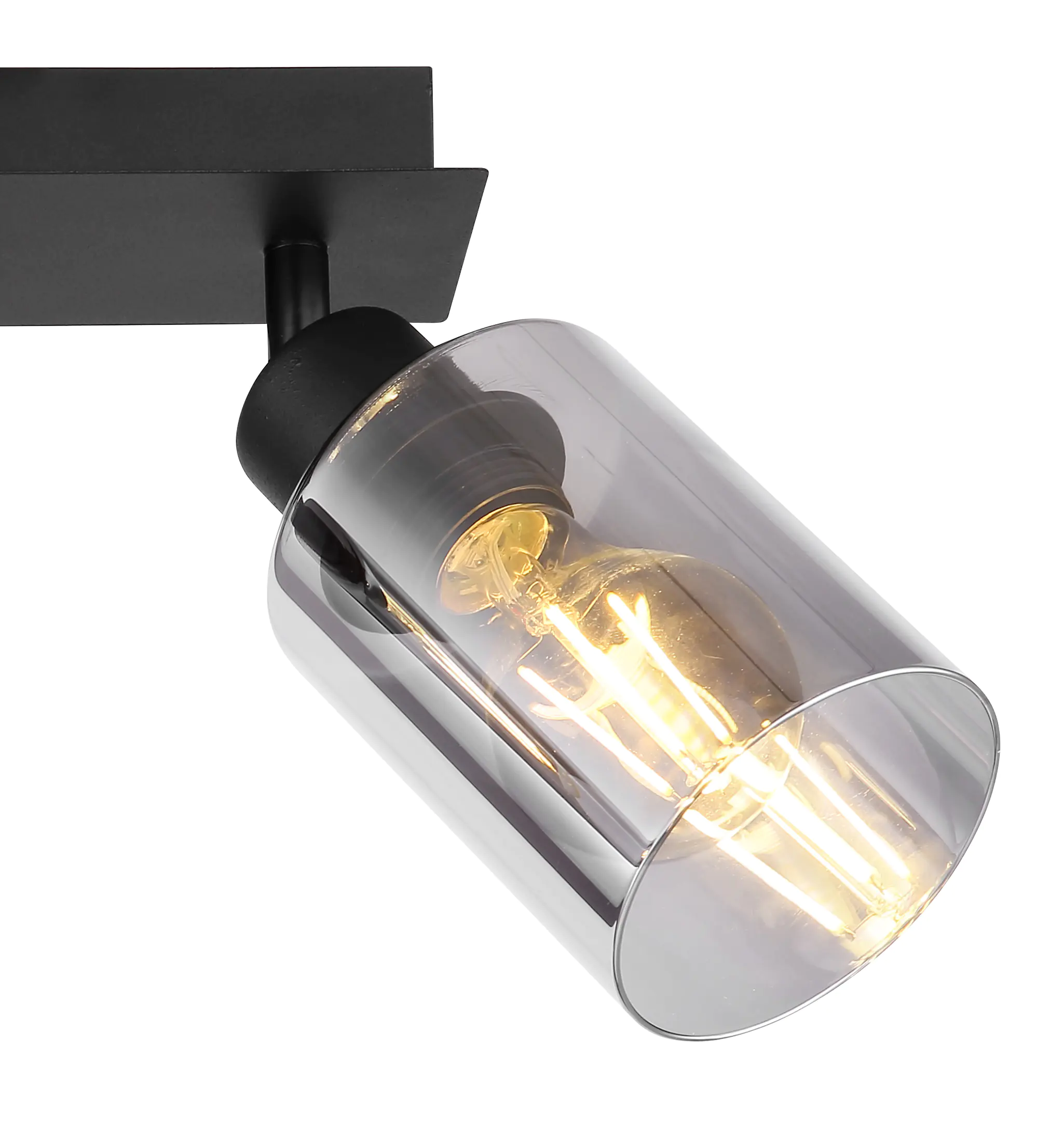 Globo 2er Spot Hadera schwarz 27 x 9 cm 2 x E 27, max. 15 W, dimmbar