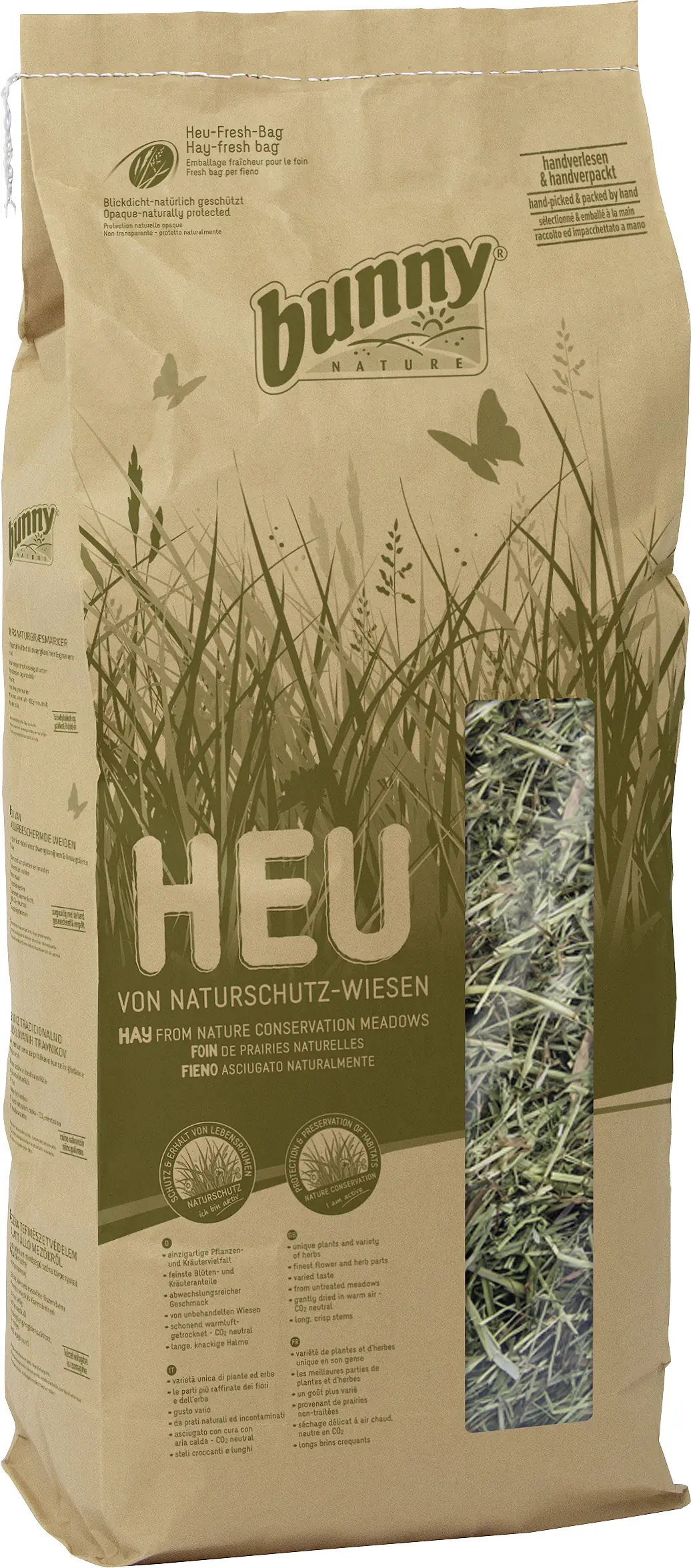 bunny Heu von Naturschutz Wiesen nature 1,7kg von Naturschutzwiesen