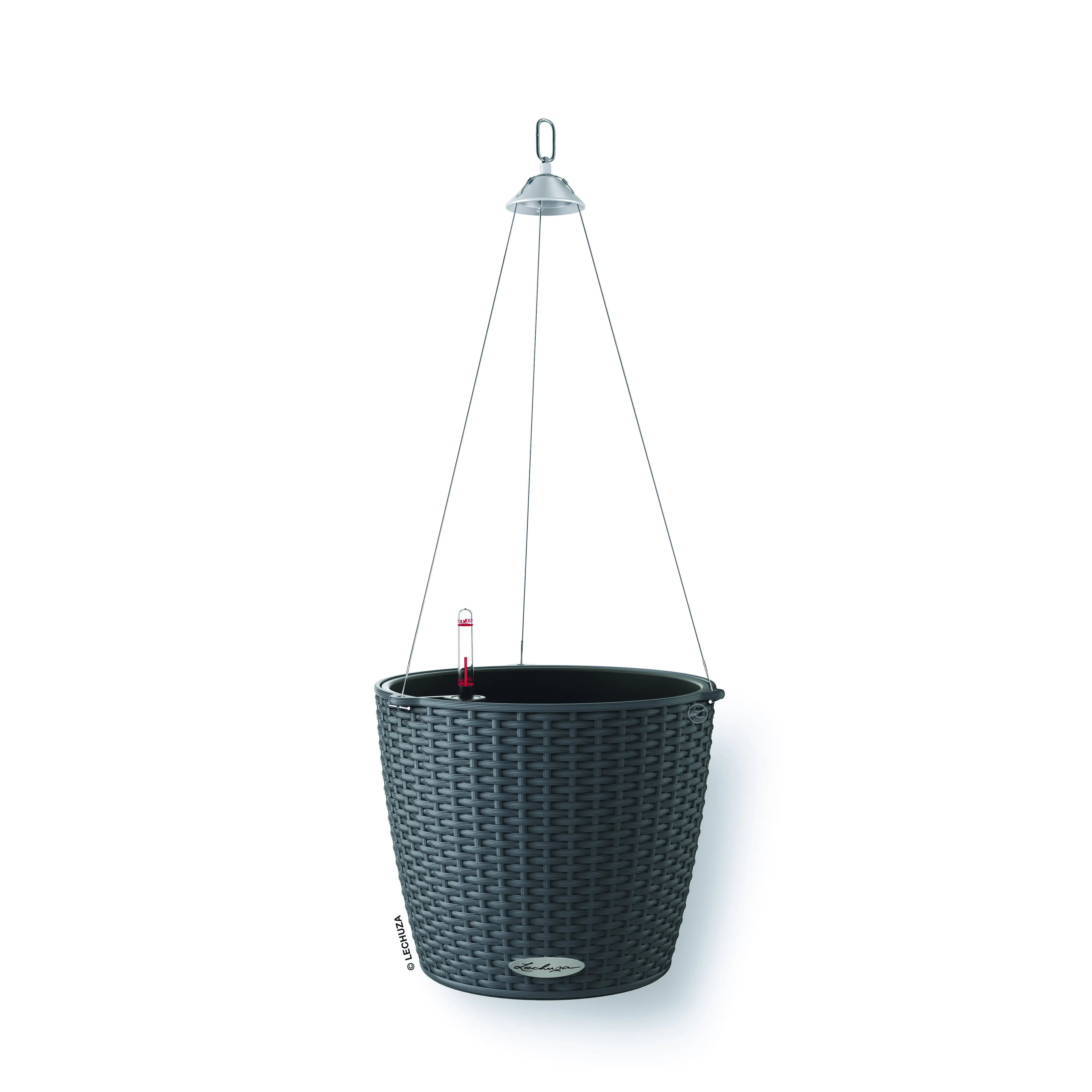 Lechuza Pflanztopf Nido Cottage 28 cm Kunststoff granit