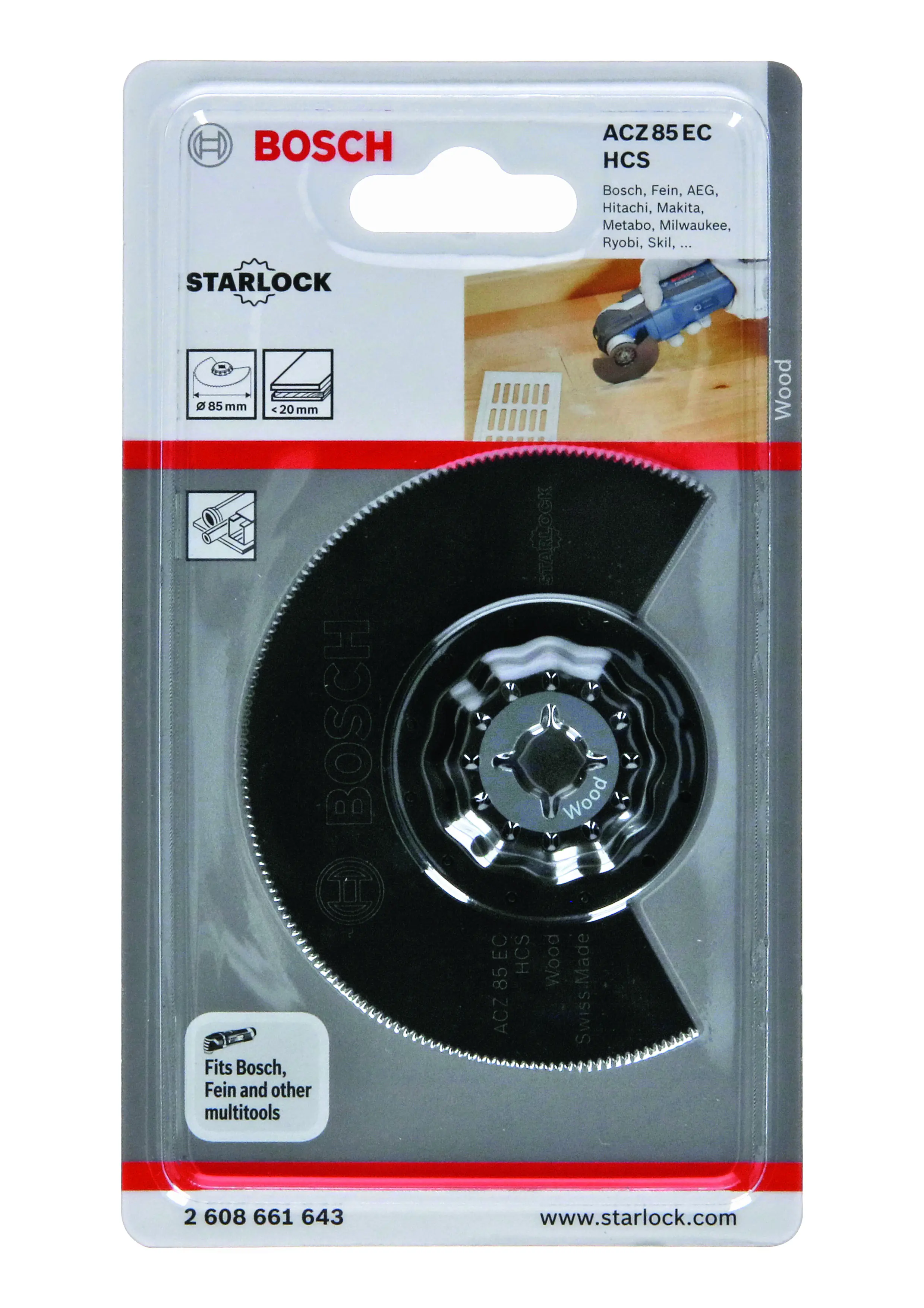 Bosch HCS Segmentsägeblatt ACZ 85 EC Wood Bosch HCS Segmentsägeblatt ACZ 85 EC Wood
