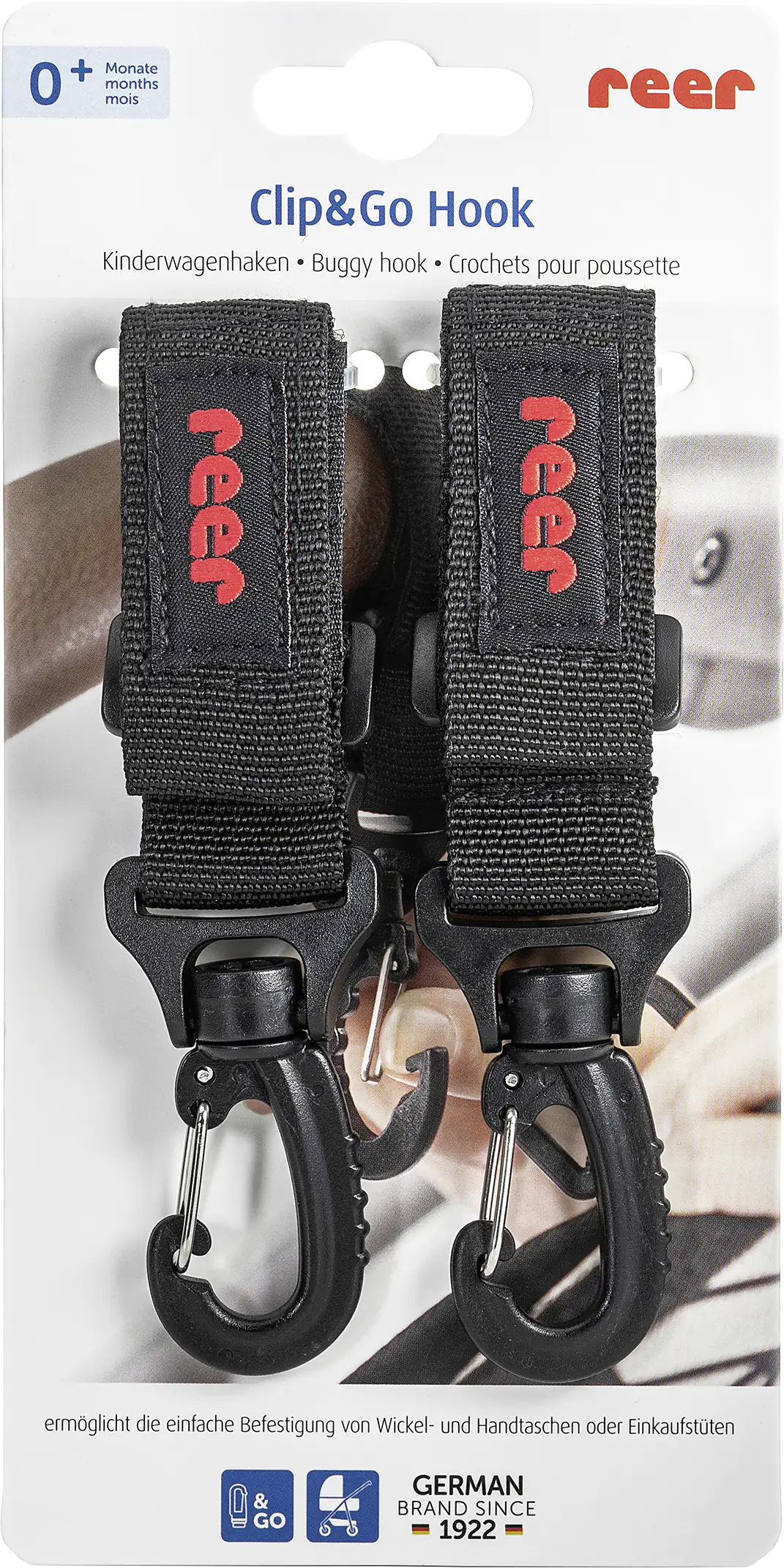 Reer Kinderwagenhaken Hook 2 Stück