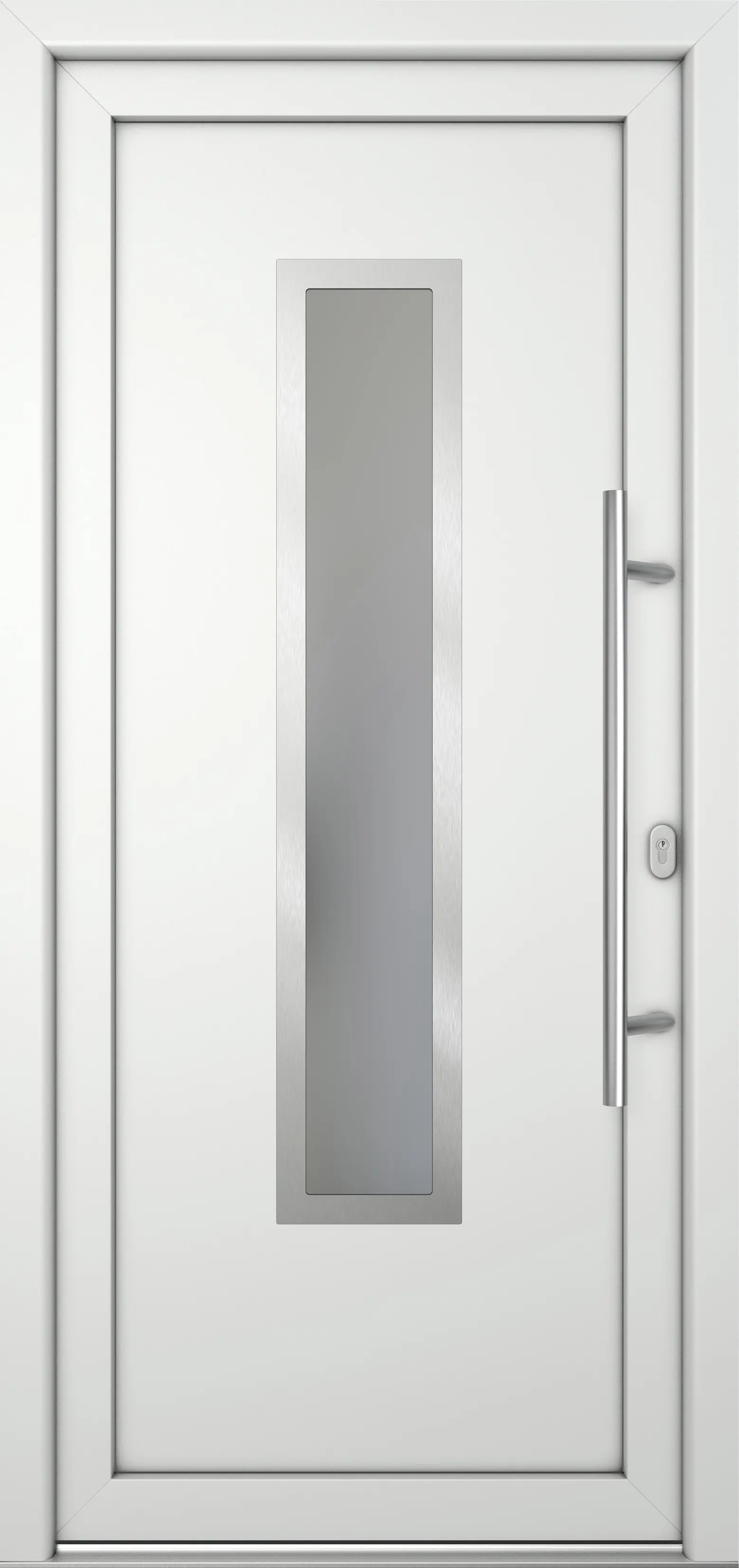 Meeth Haustür Signum Pro PVC Modell 32 108 x 200 cm DIN Rechts weiß