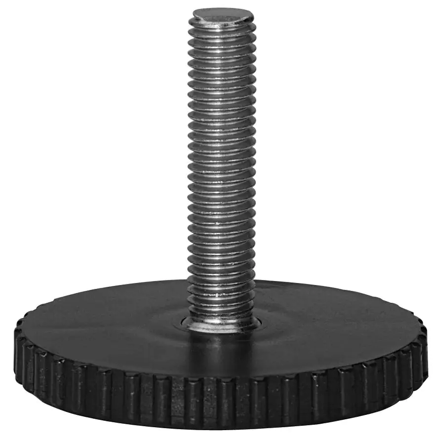 Hettich Höhenverstellschraube M 10 Stahl/Kunststoff, verzinkt, 1 Stück