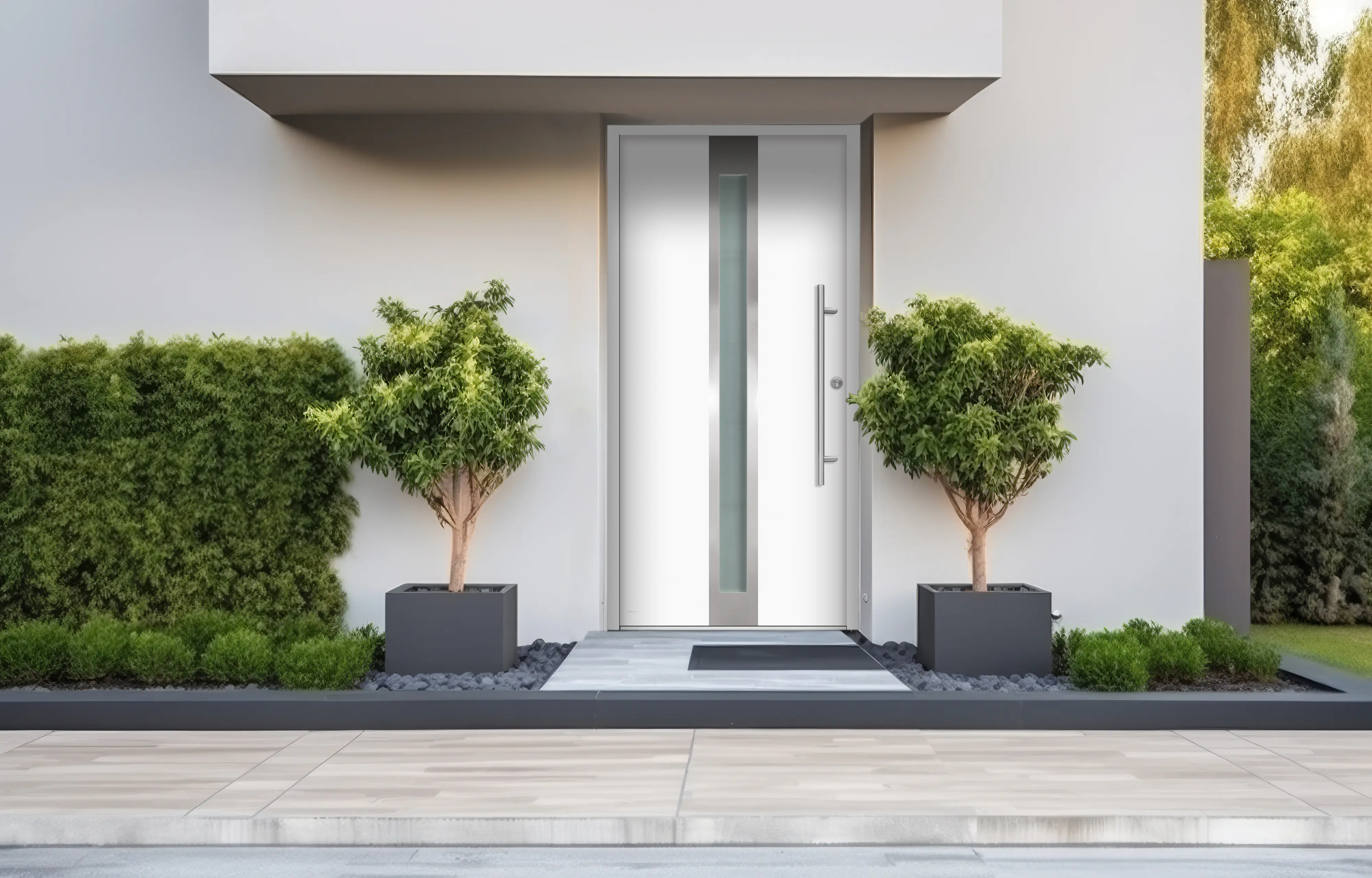 Splendoor Haustür Passivedoor Premium B01 Weiß DIN Rechts 100 x 210 cm