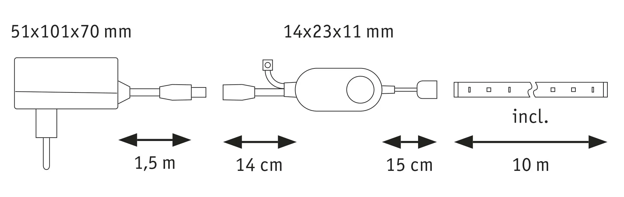 Paulmann SimpLED Strip RGB Komplettset 10m Smart