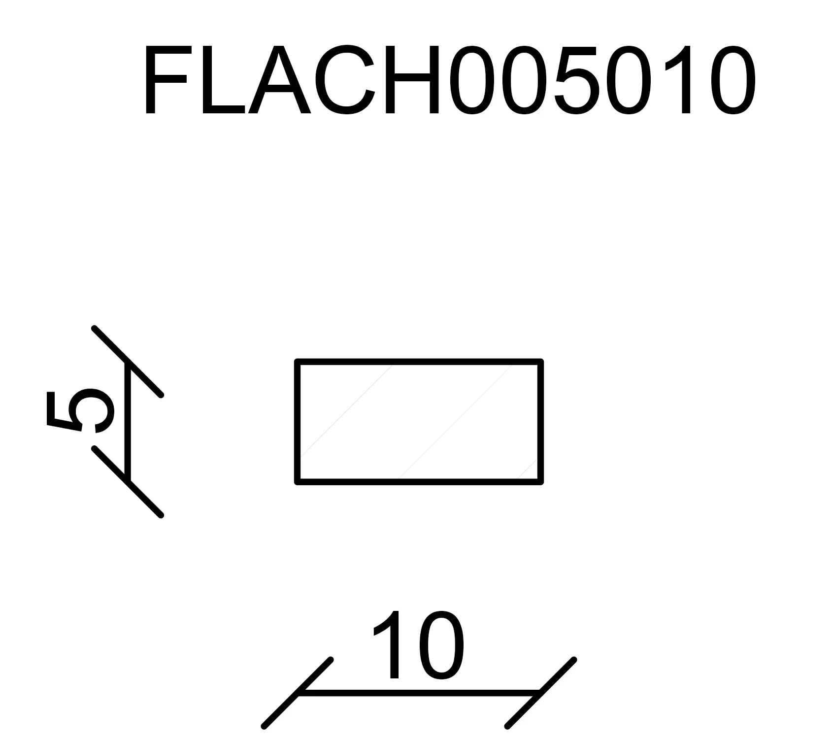 FN Neuhofer Flachleiste 240 cm 10 x 5 mm Fichte/Kiefer