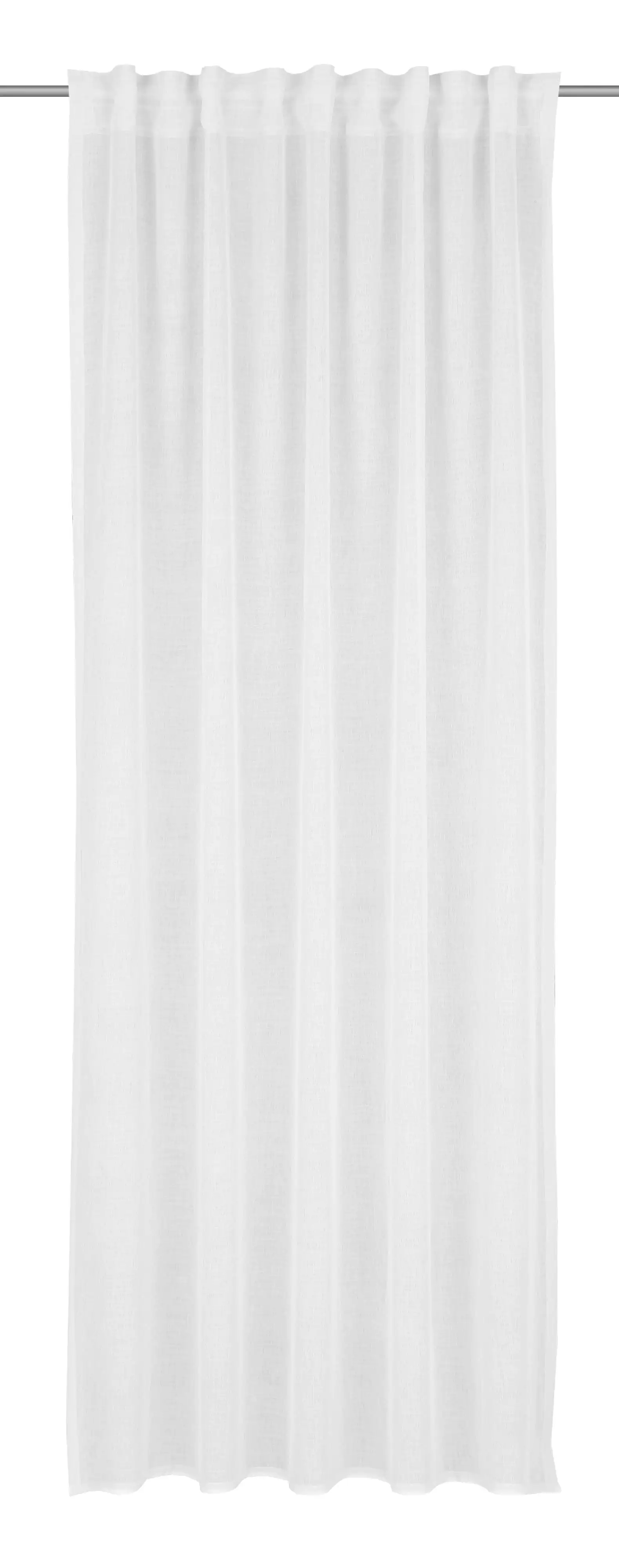 Neusser Collection Verdunklungsschal mit Gardinenband weiß 135x245 cm