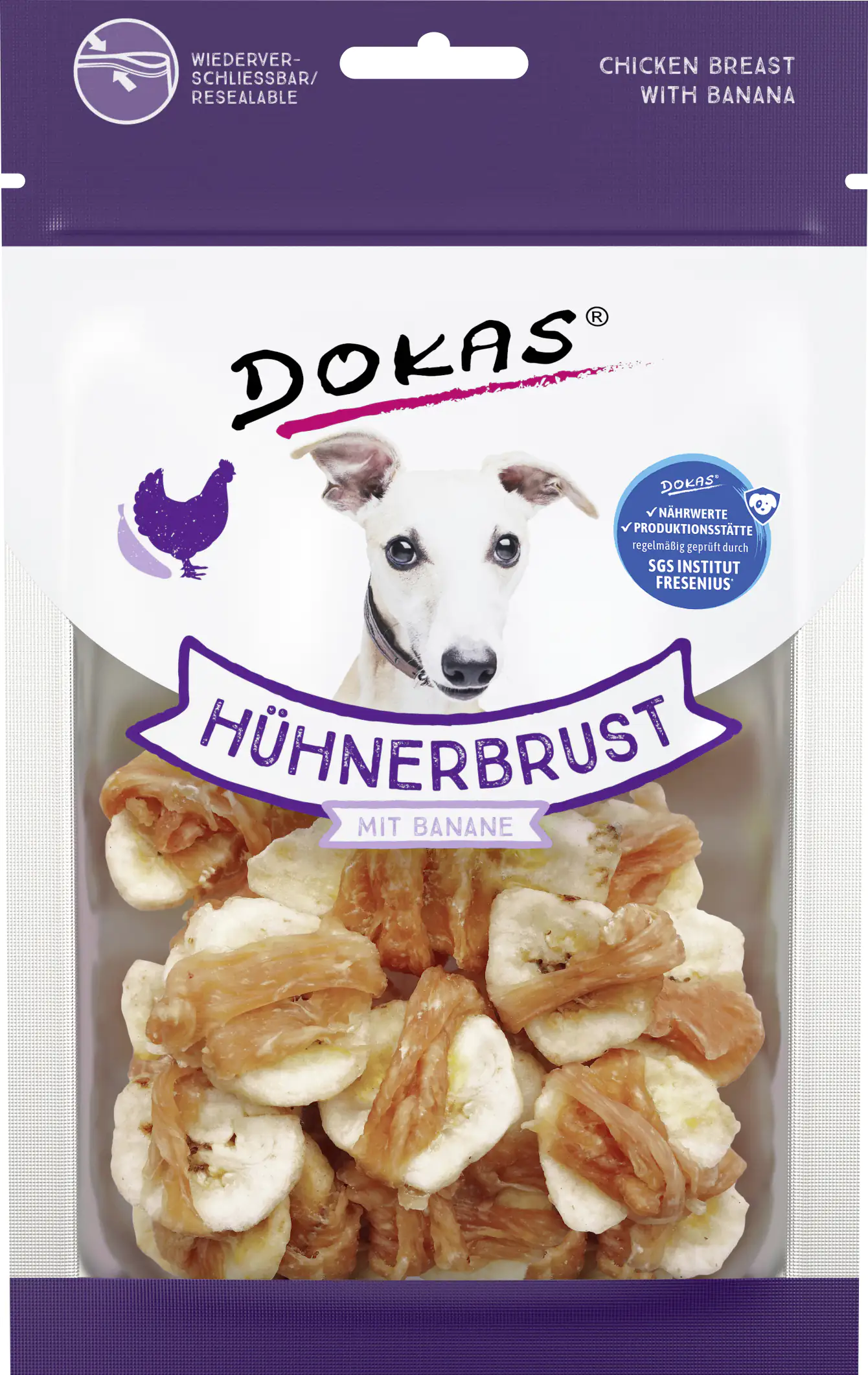 Dokas Hühnerbrust mit Banane 70 g
