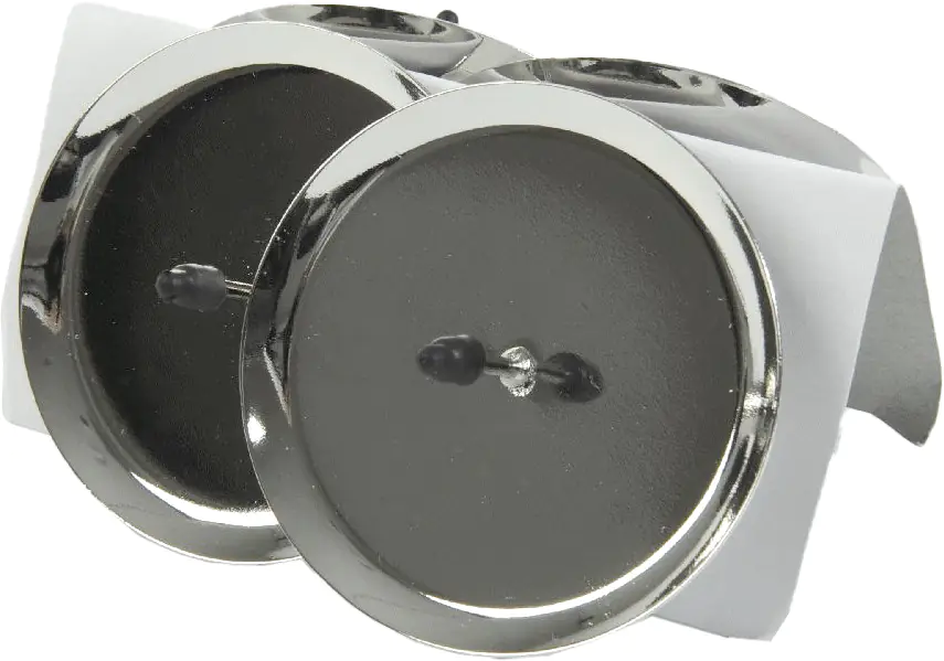 Kaemingk Metall-Adventskerzenhalter Ø 10 cm silber - 4 Stück