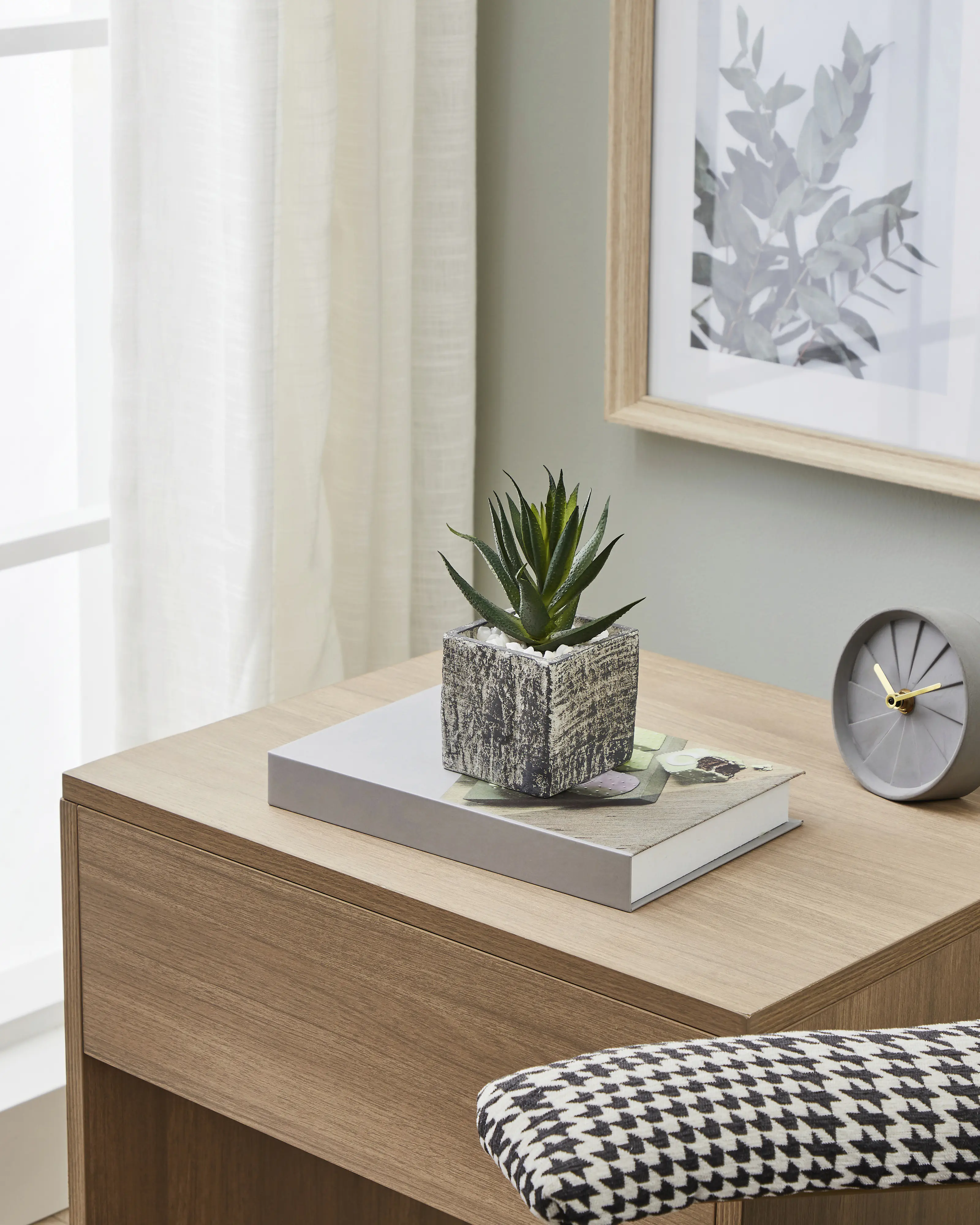 Eglo Kunstpflanze Sukkulente Chitose im Topf grün 9,5 x 13 cm