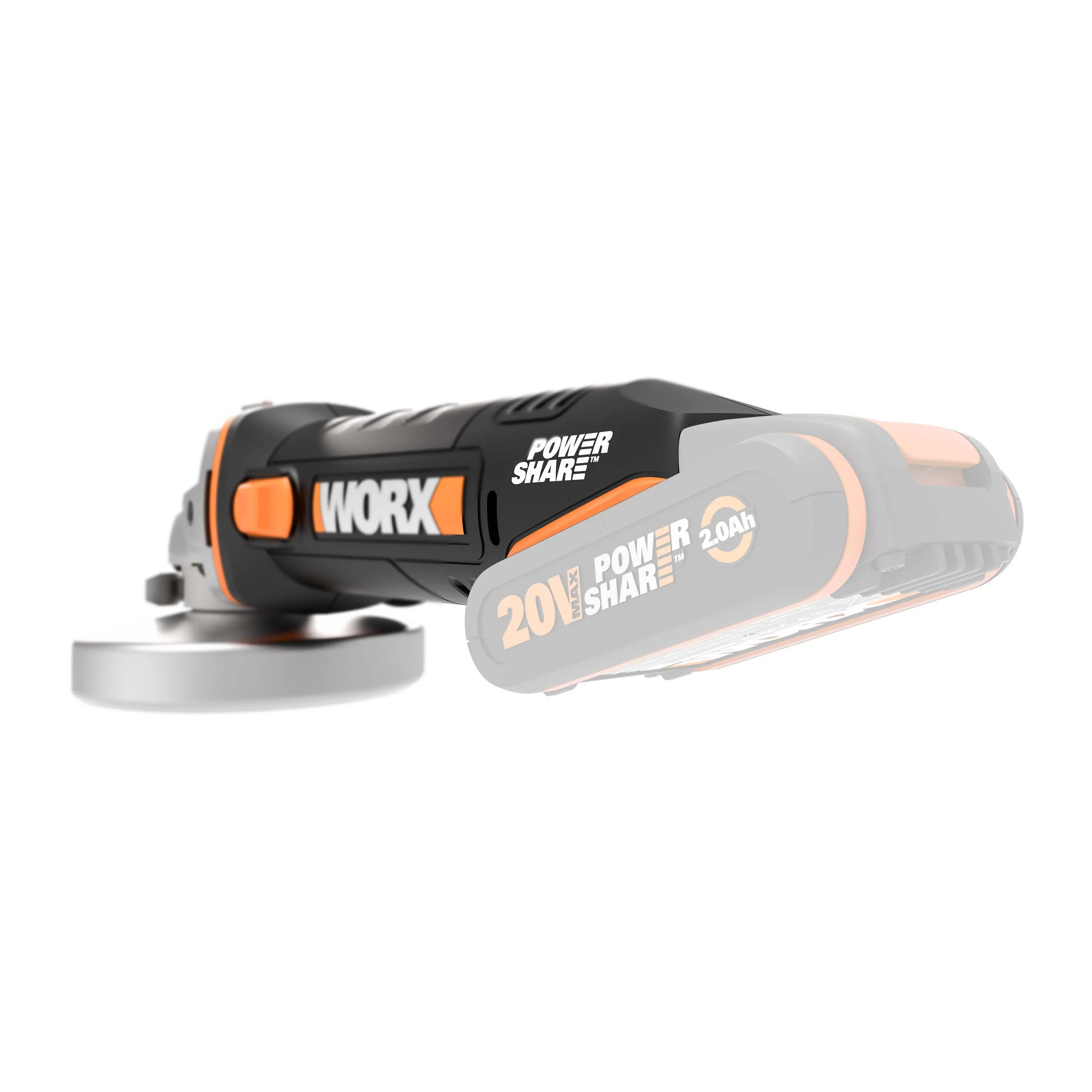 Worx Akku-Winkelschleifer WX800.9 20 V Solo Worx Akku-Winkelschleifer WX800.9 20 V Solo