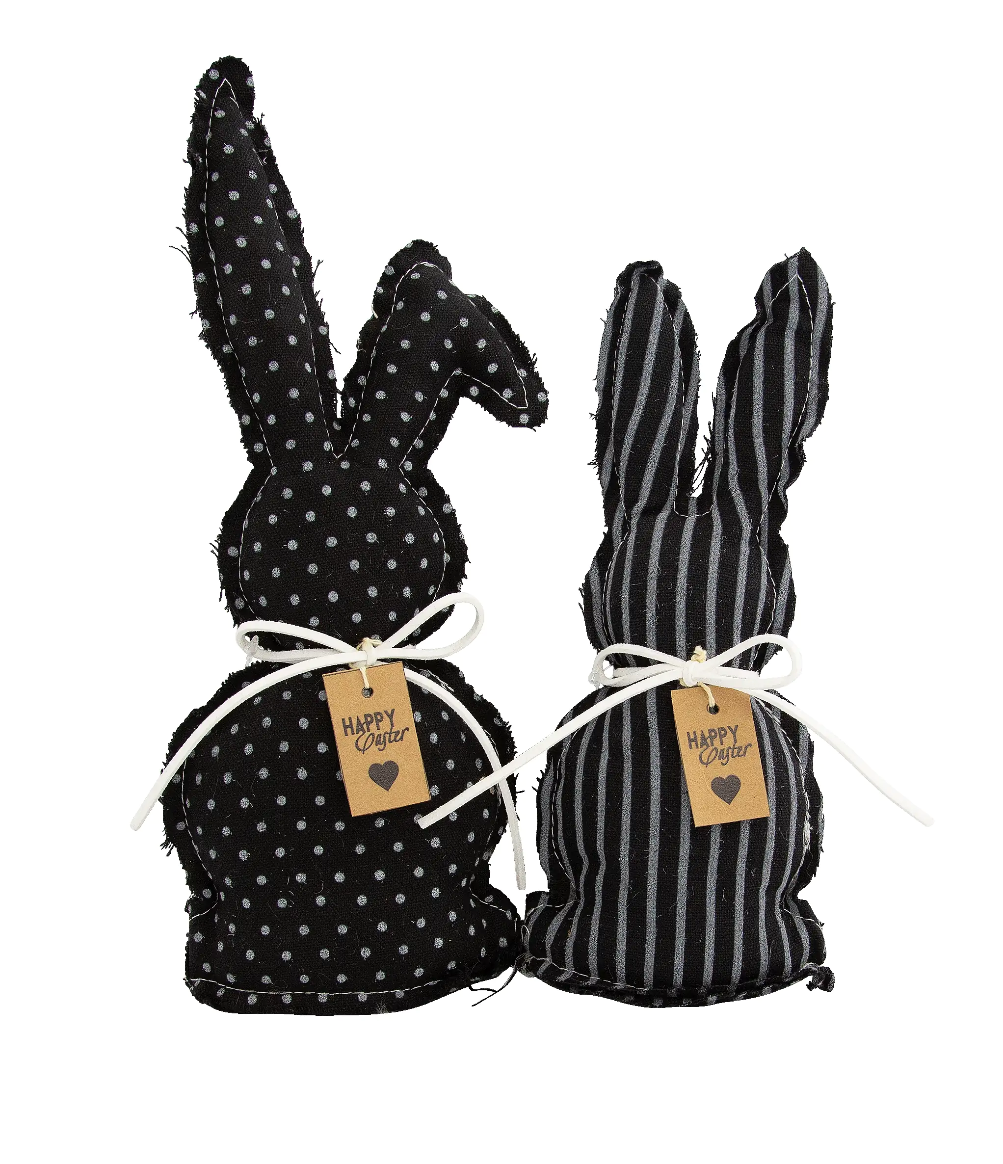 Riffelmacher Hasen aus Stoff 2 Motive 28 cm